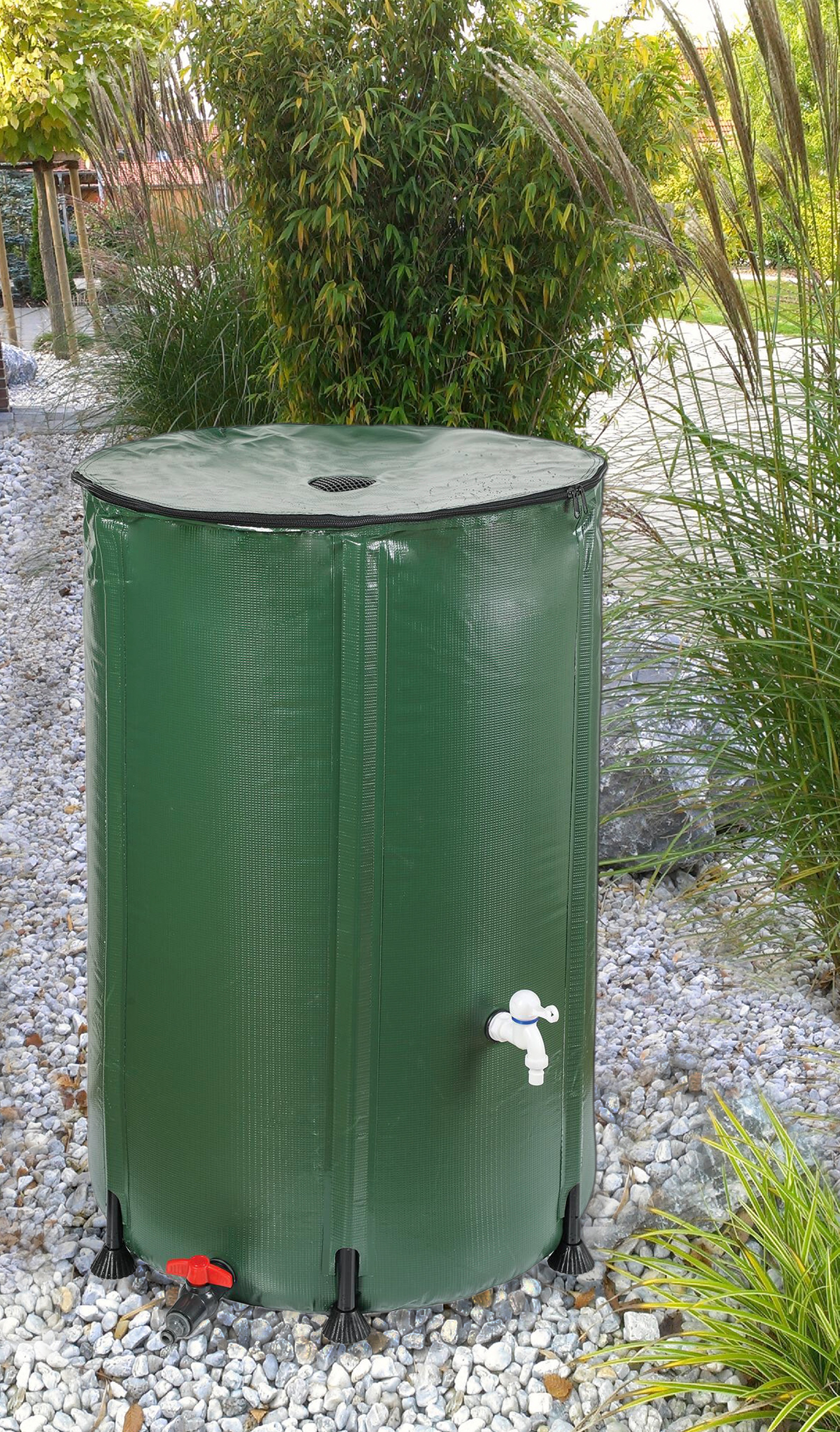 Wassertank Regentonnen Faltbar Wasserbehälter Wasserspeicher von Garden Pleasure