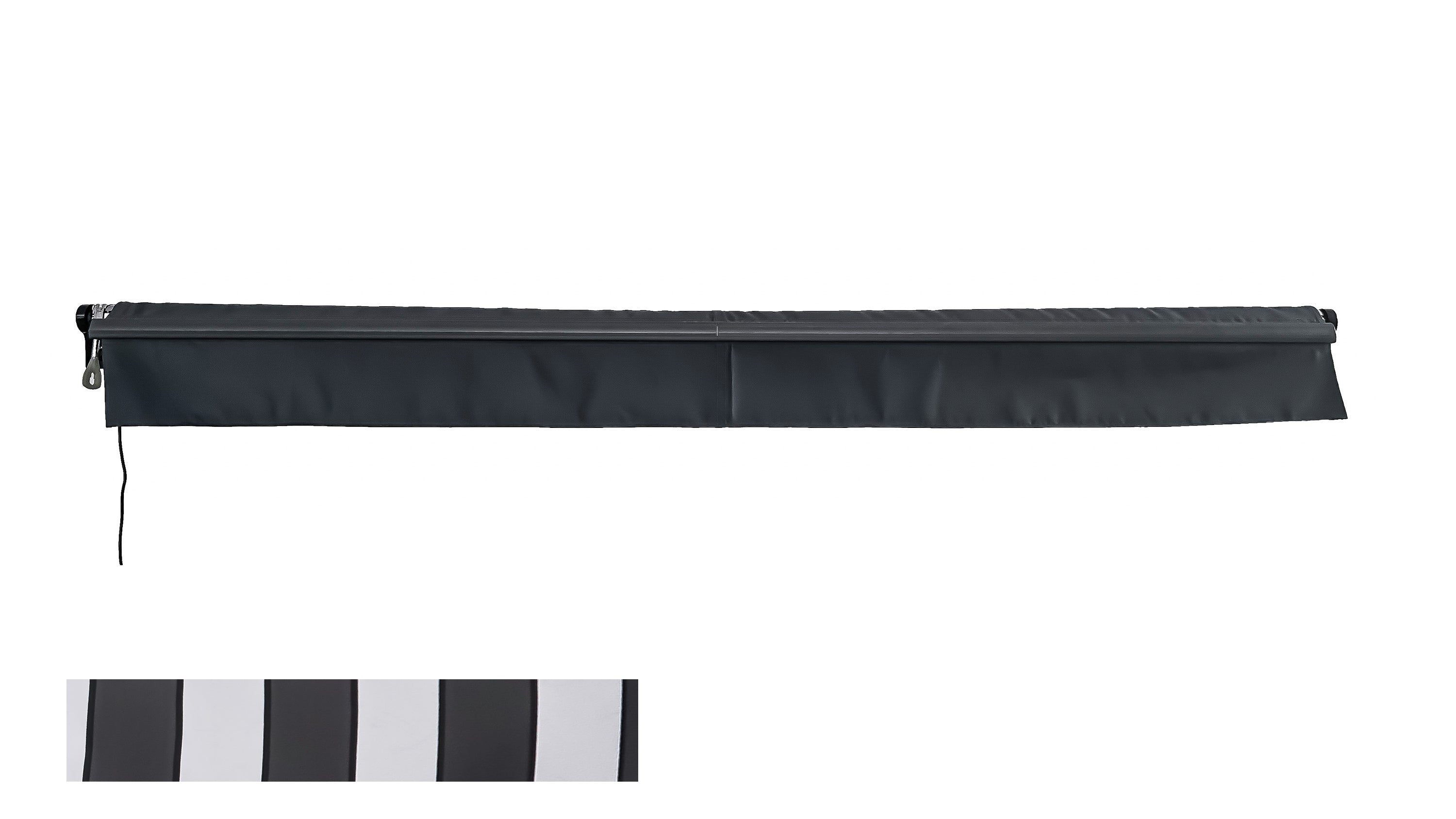 Elektrische Gelenkarmmarkise LED Markise Motorisiert Sonnenschutz Gestreift von Garden Pleasure