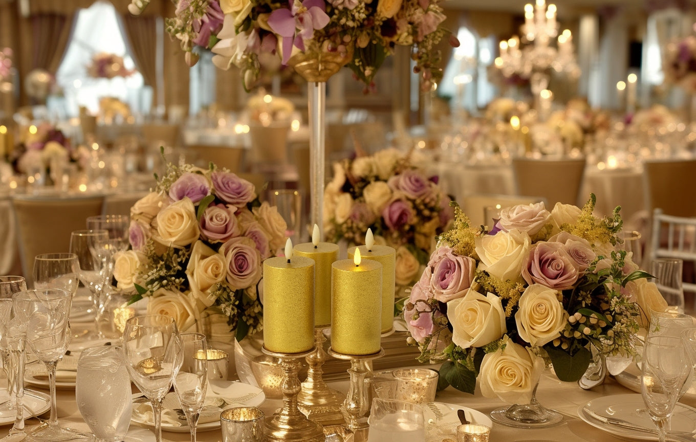 LED Kerzen mit Timer | Stumpenkerze 15x7,5 cm | LED Echtwachskerzen mit 3D Flamme und Fernbedienung | versch. Farben zur Auswahl