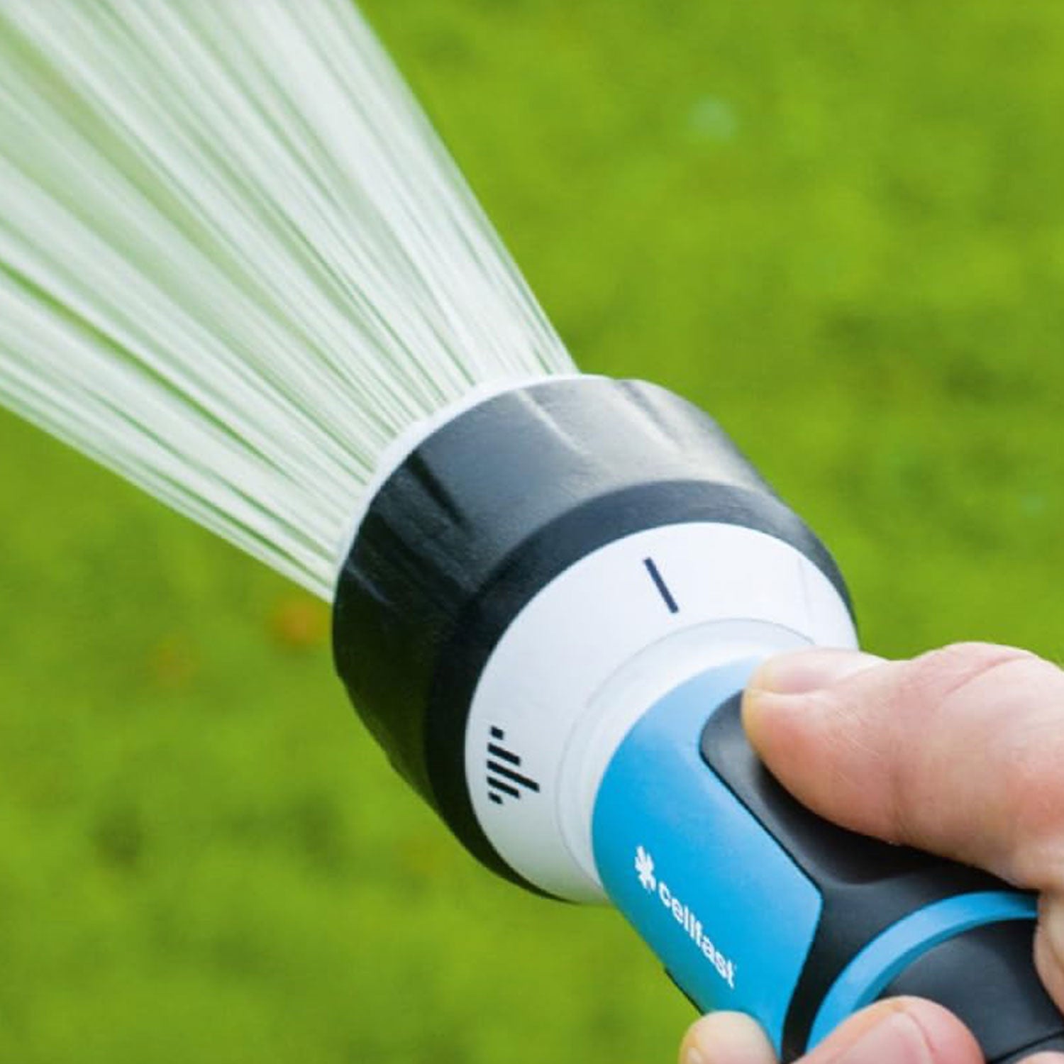 Gartenbrause SET Gartenschlauch Brause multifunktionelle Handspritze, Wasser-Stop Schnellverbinder Cellfast 53-515 ERGO 3/4”