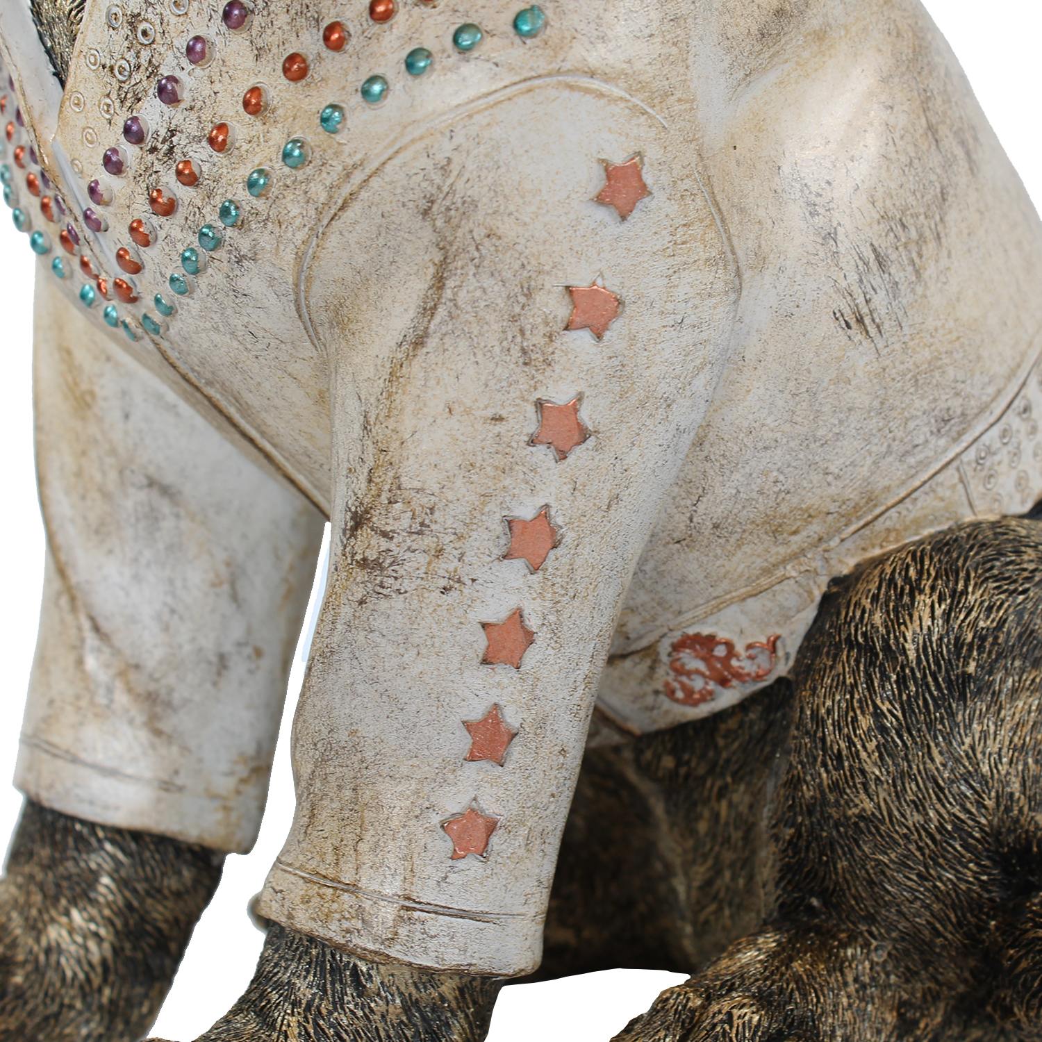 Hundefigur "Rock'n'Roll" Verrückte Hunde Deko handbemalt Hunde Skulptur im 50er Jahre Stil