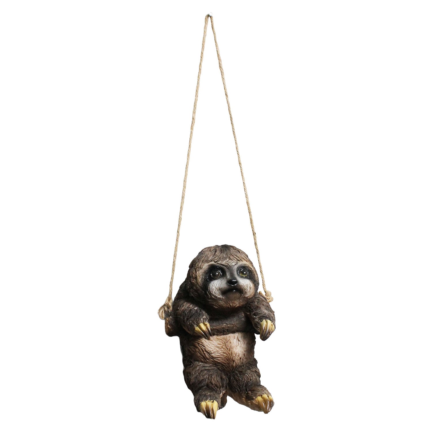 Dekofigur Faultier Josh hängend lebensecht Tierfigur Gartenfigur