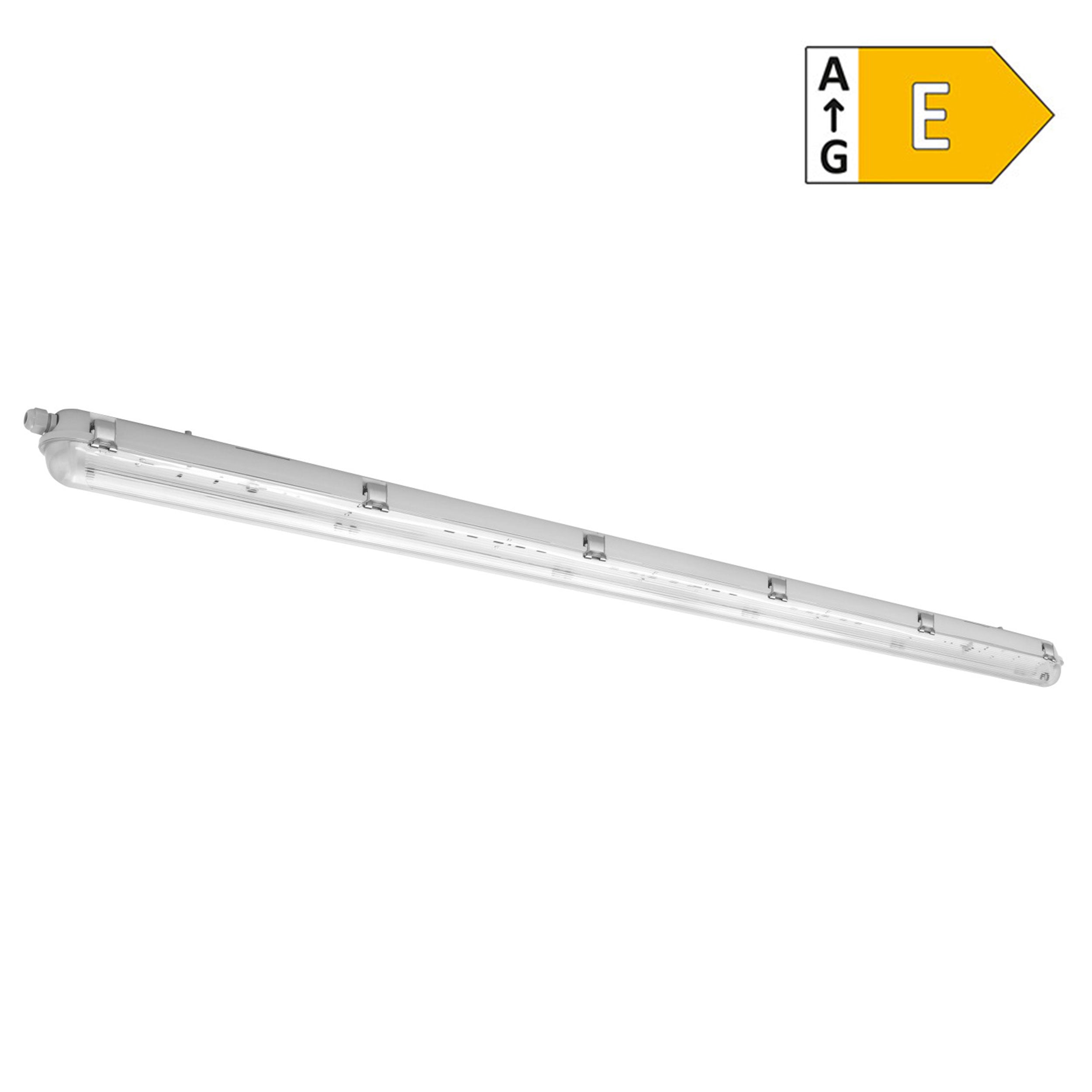 Ledino LED Feuchtraumleuchte Lindenau 156 cm – IP65 IK08 2 640 lm 24 W T8 G13