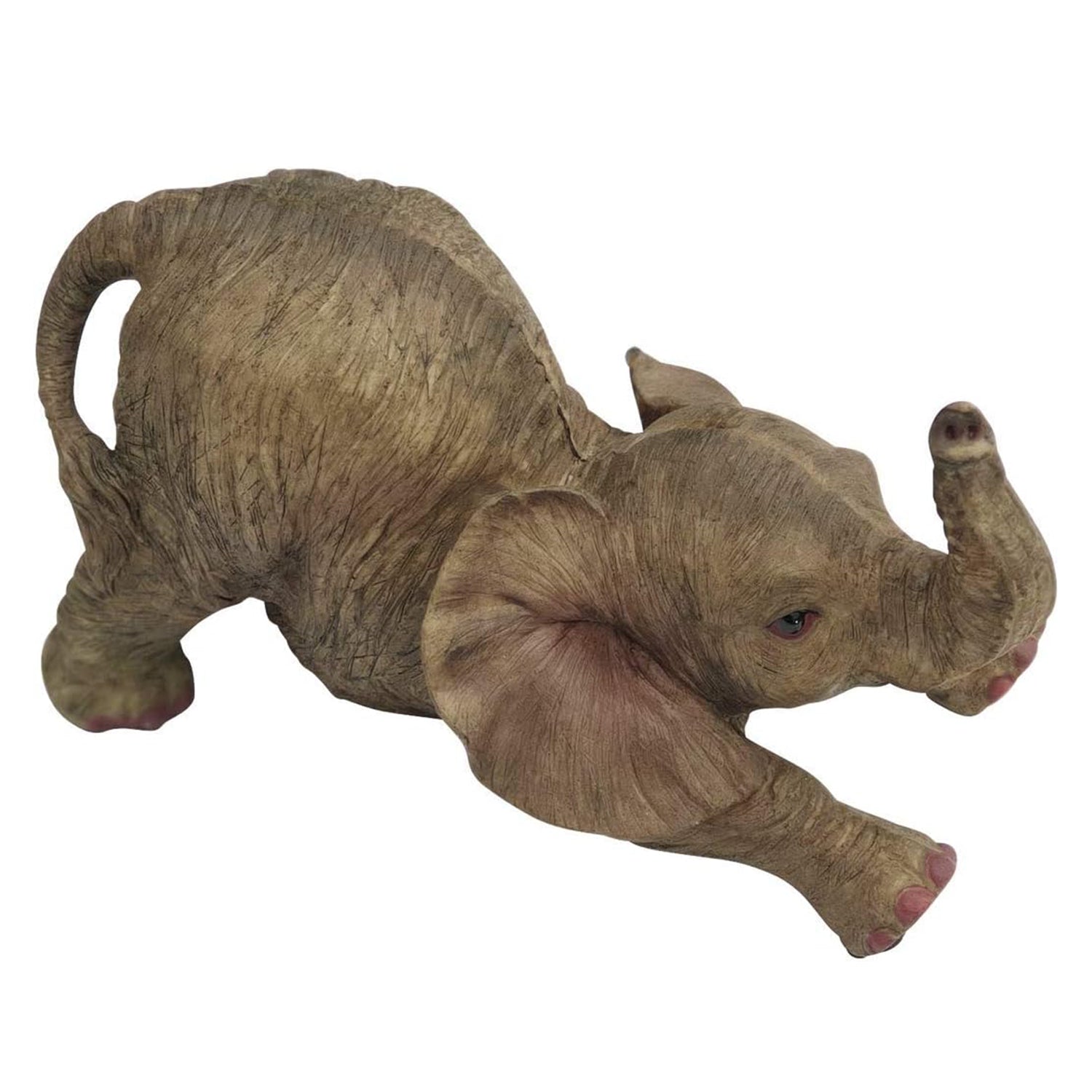 Elefant Elefantenfigur Glückselefant liegend Tierfigur Dekofigur Gartenfigur