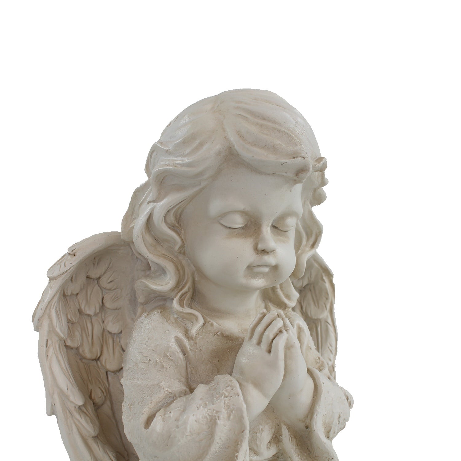 Engel Figur Engelmädchen betend 23 cm Grabengel wetterfest Dekofigur Engel