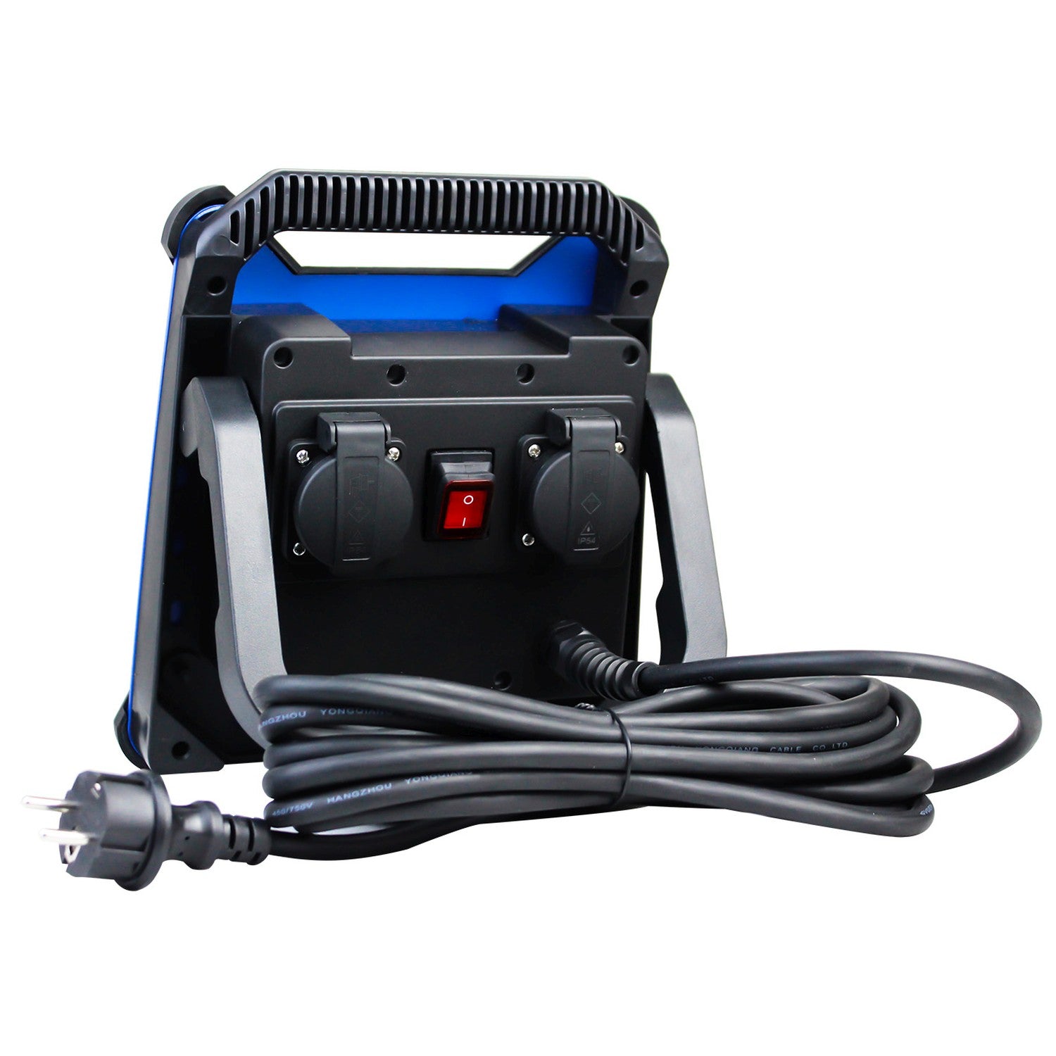 Ledino LED Arbeitsstrahler Kiel 40 – 40 W 4 500 lm IP54 IK08 2 × 230 V Steckdosen