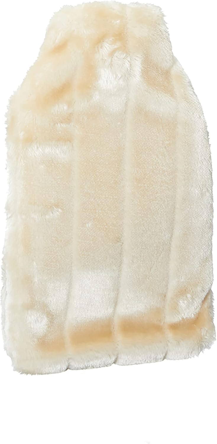 Wärmflasche mit Bezug in Kunstfelloptik 2 Liter Wärmtasche