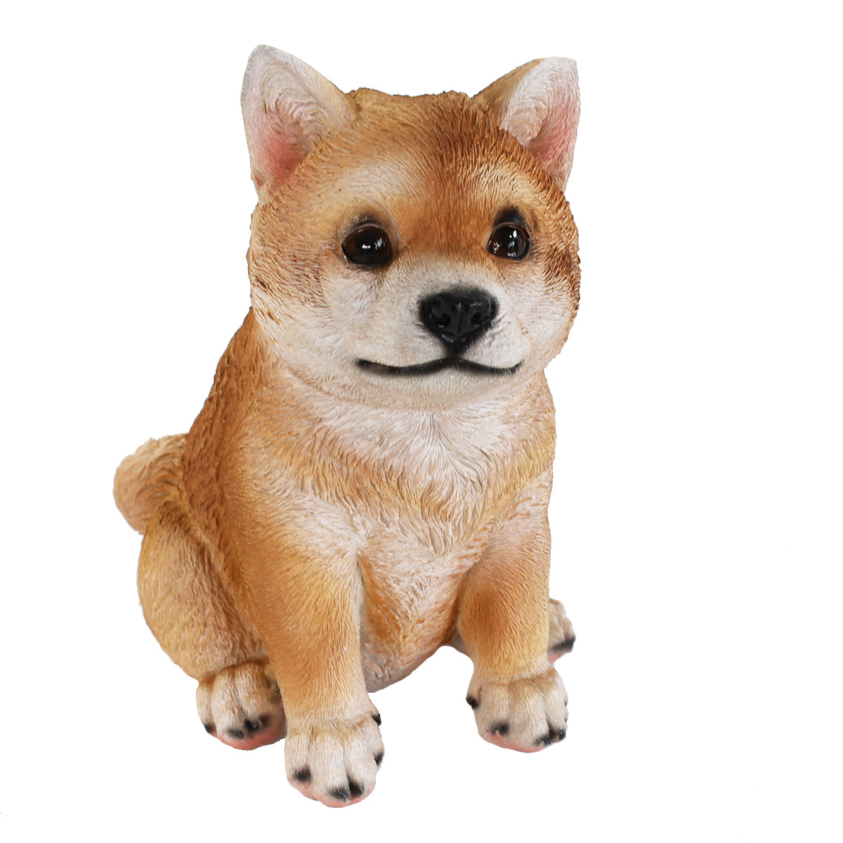 Hunde Figur Shiba Inu sitzend Tierfigur