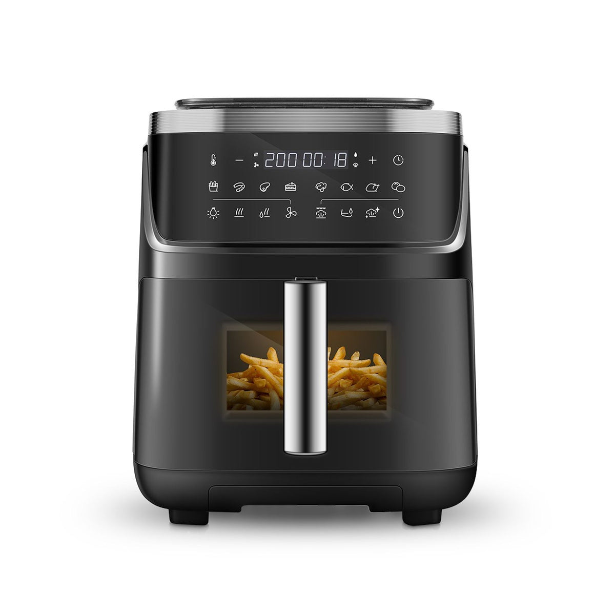 Tescoma PRESIDENT Heißluftfritteuse mit Dampf 7 l, 1700 W, 12 Programme
