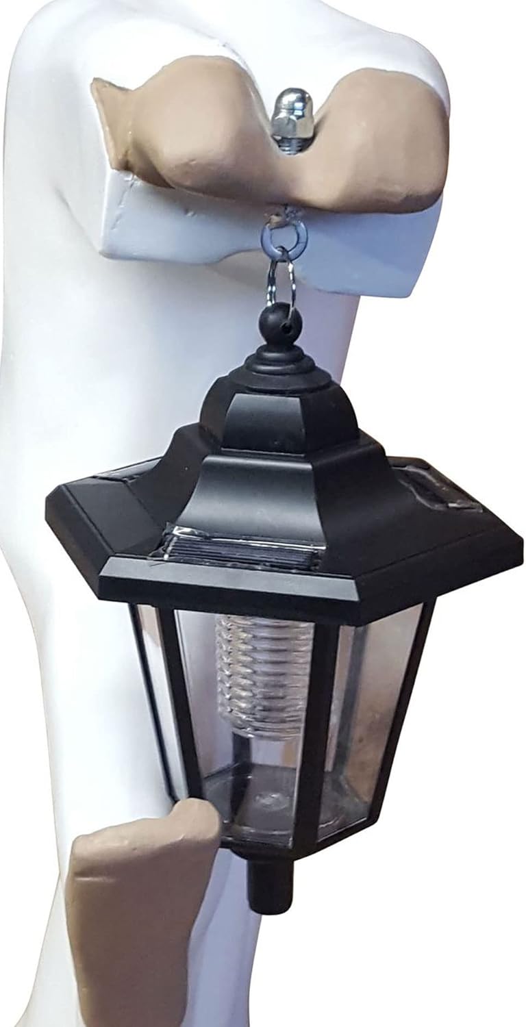 Ersatzlaterne Solar LED für Gartenfiguren Dekofiguren z.B. Schlafwandler Firstschmuck Erdmännchen Schaf