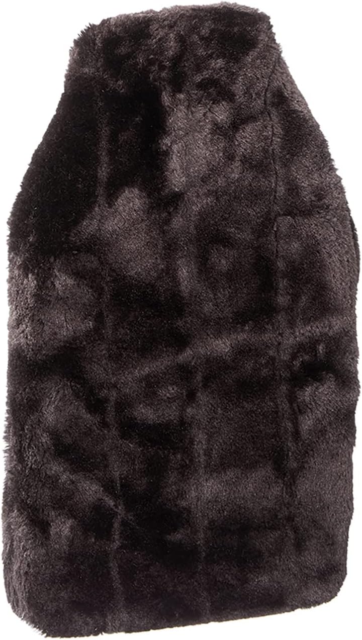 Wärmflasche mit Bezug in Kunstfelloptik 2 Liter Wärmtasche