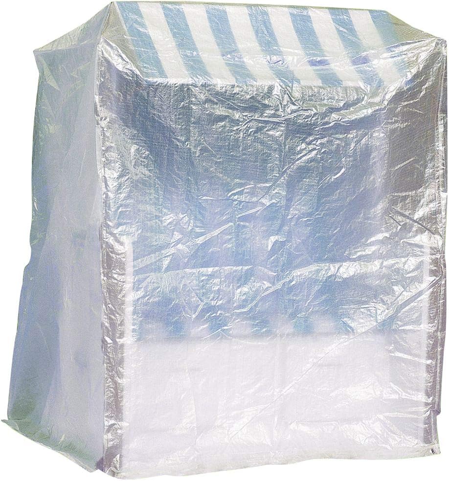 Strandkorbhülle Modell Föhr – Schutzhülle für Strandkorb bis 165 cm – wetterfeste Abdeckung & Abdeckhaube EuroLine