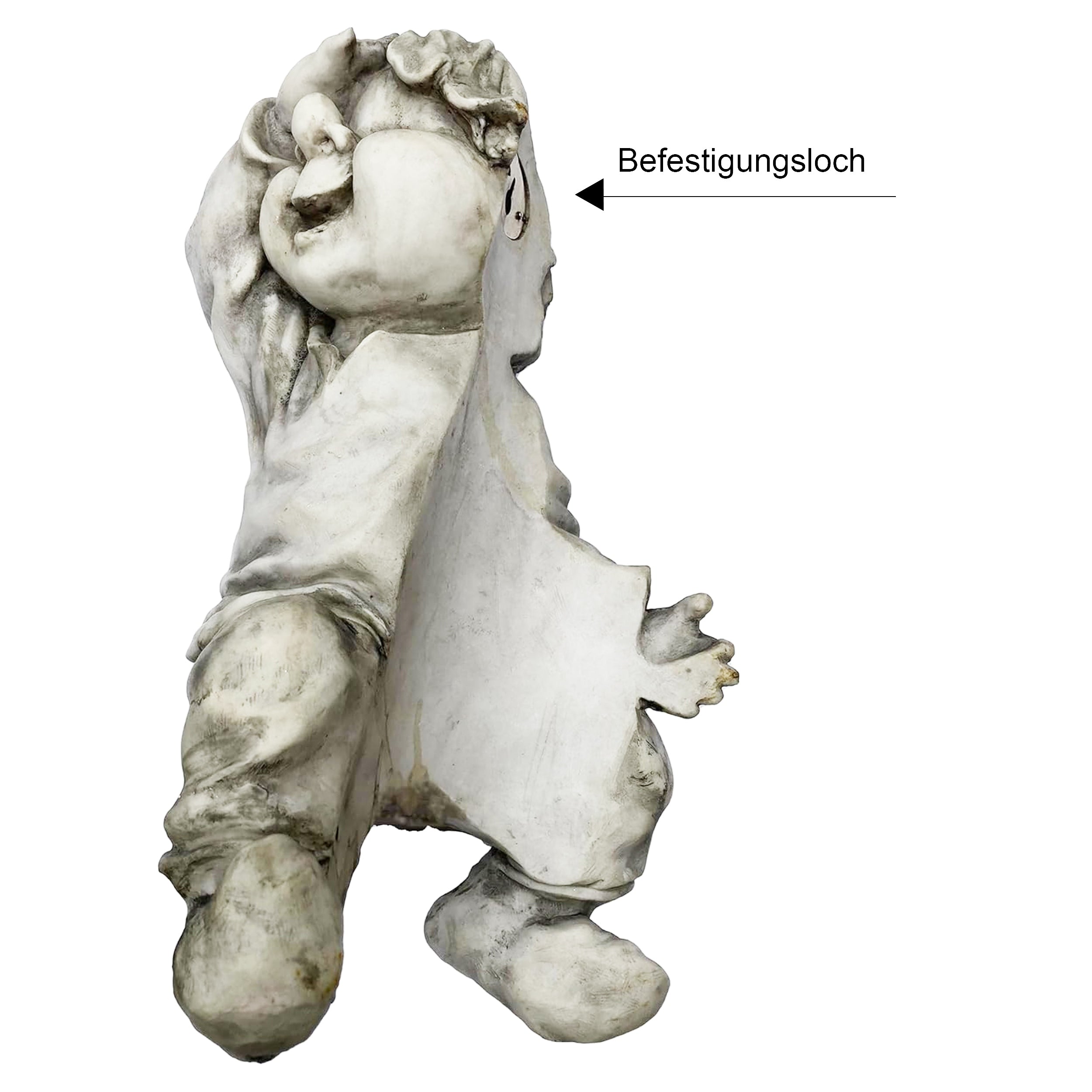 Wichtel Figur Zwerg kletternder Gnom Wichtel Deko Wichtelmännchen