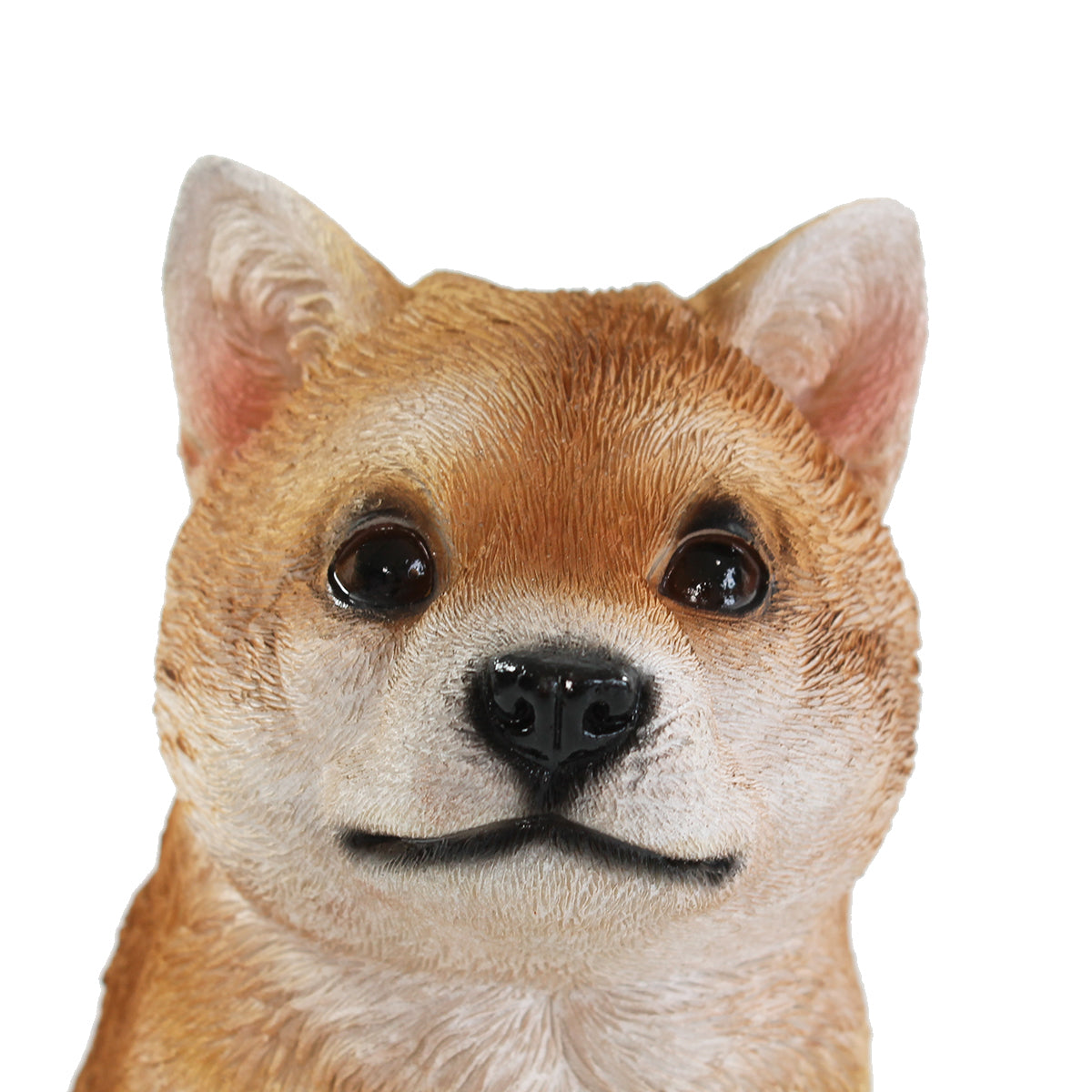 Hunde Figur Shiba Inu sitzend Tierfigur