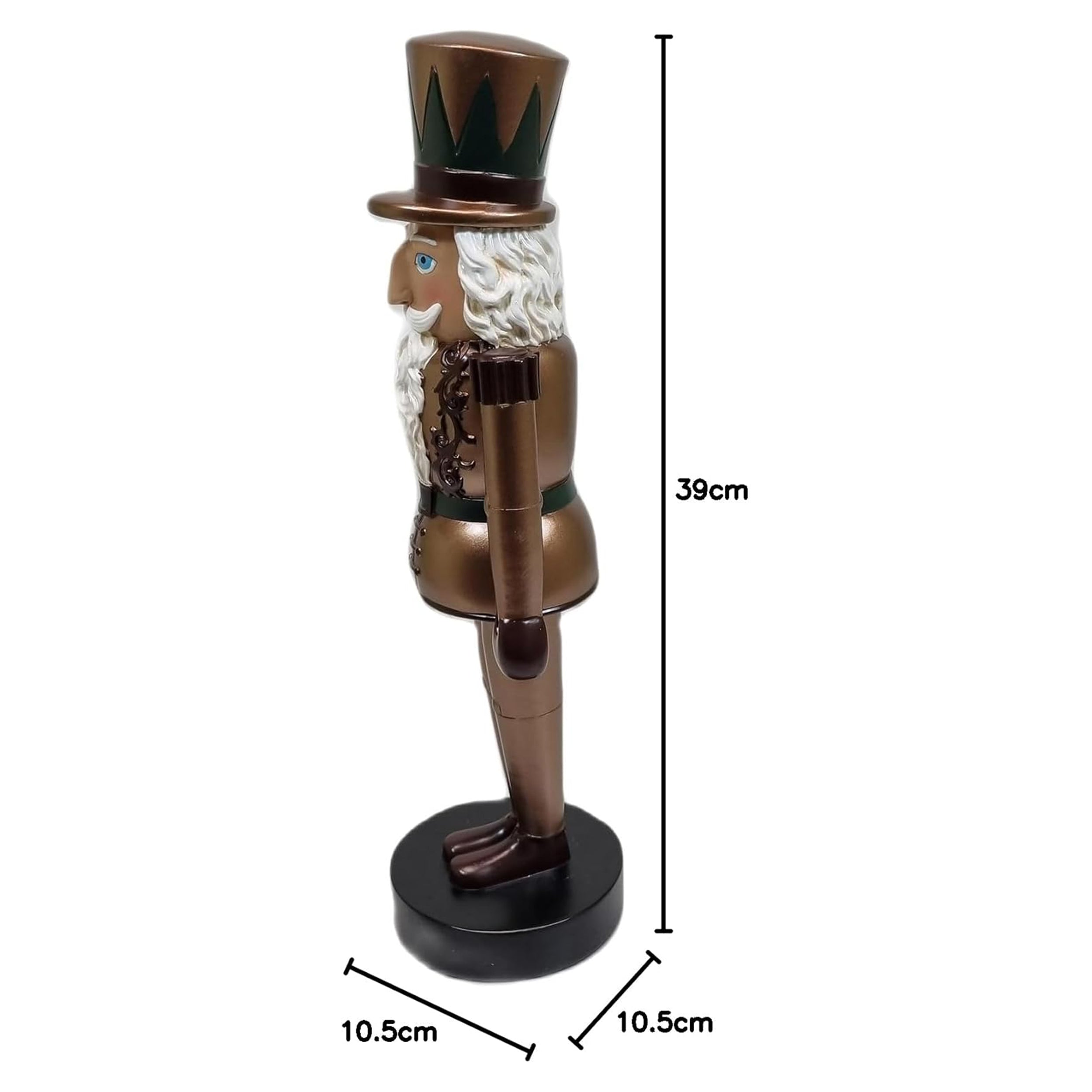 Dekofigur Nussknacker handbemalt Weihnachtsdeko