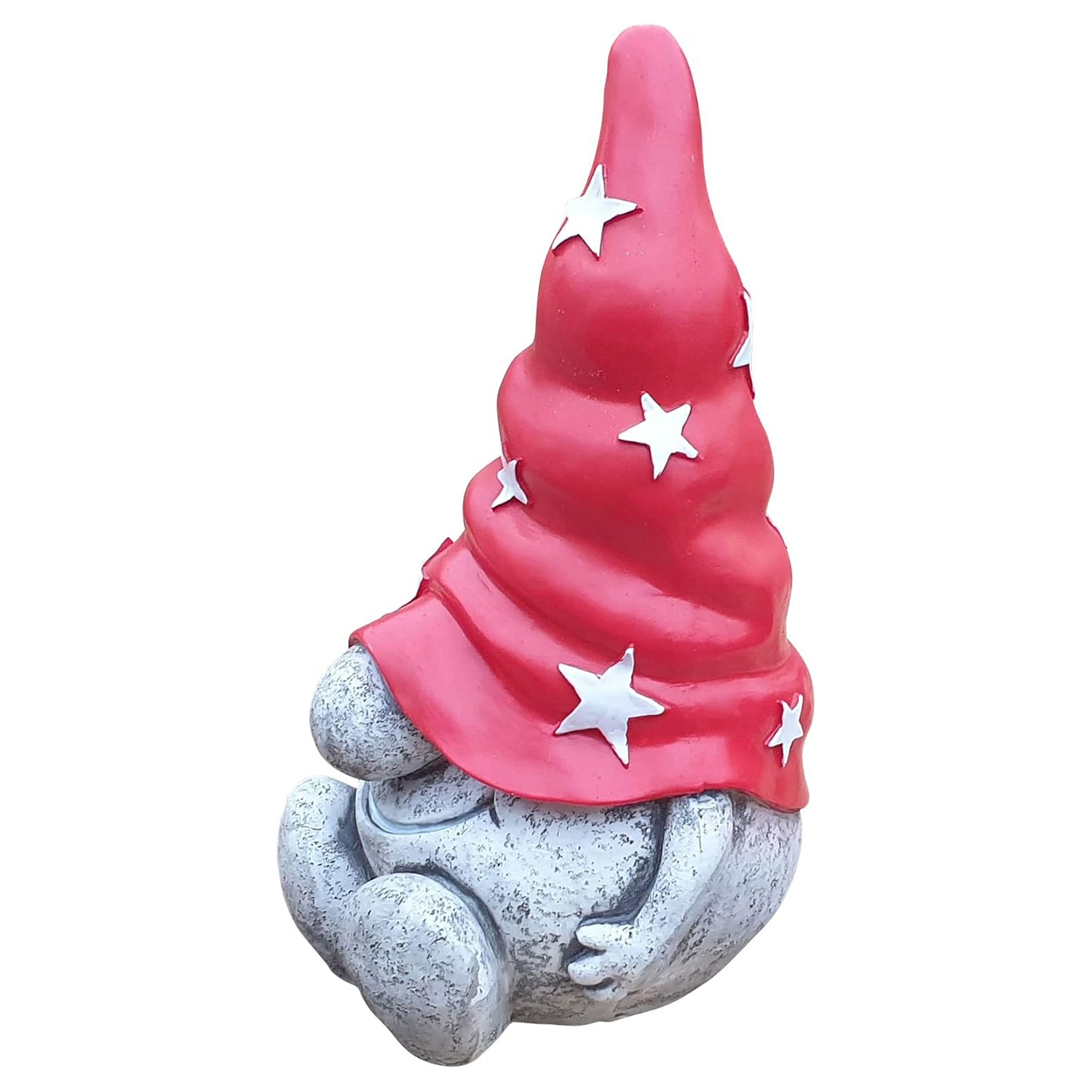 Wichtel Weihnachtswichtel Weihnachtsfigur Gnom Kobold mit Sternenmütze Gartenfigur Dekofigur