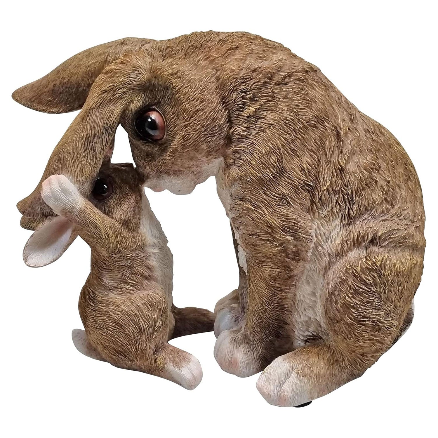 Dekofigur Hase mit Kind Kaninchen Hase Feldhase