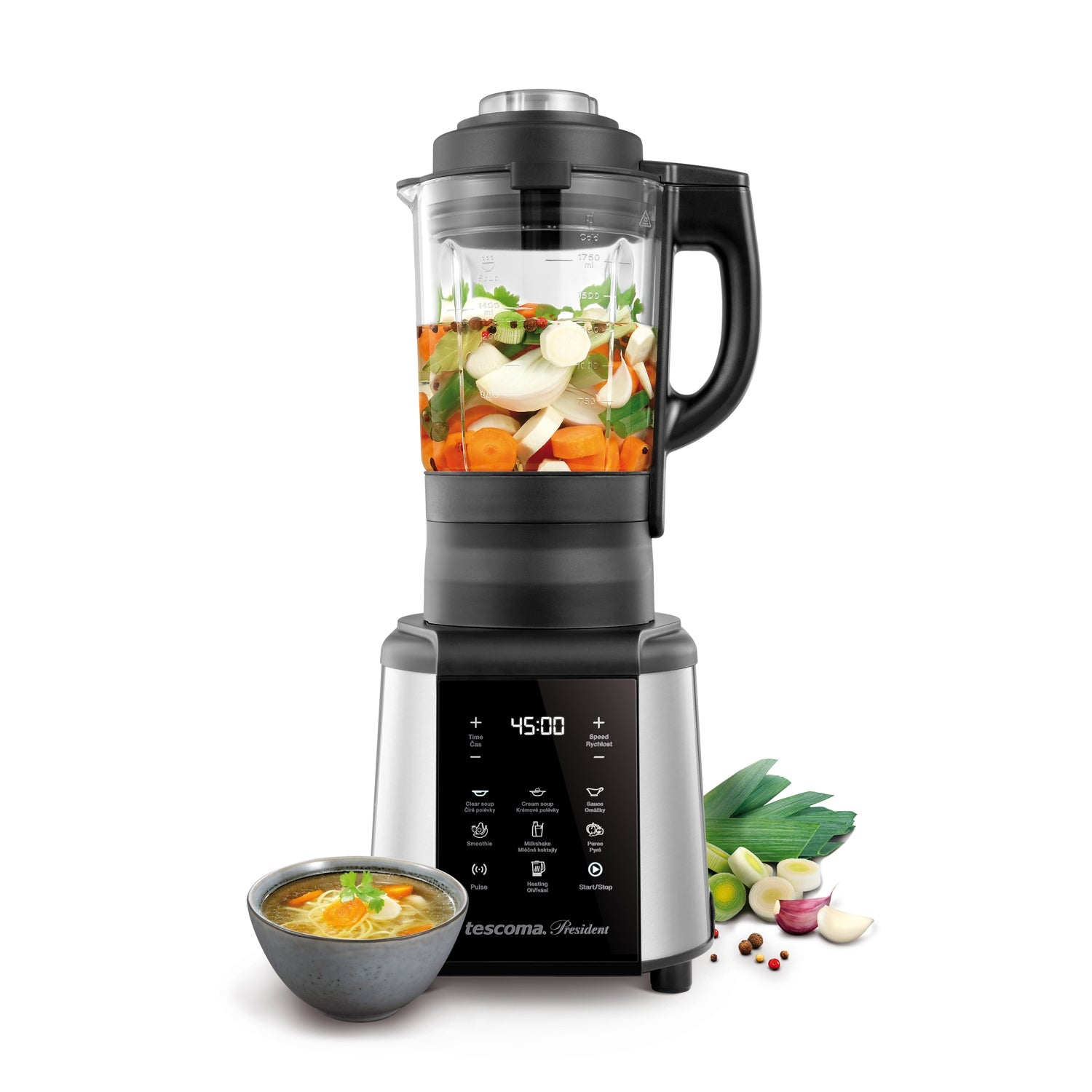 Tescoma 909050 President Suppenkocher Suppenbereiter Standmixer Smoothie Maker