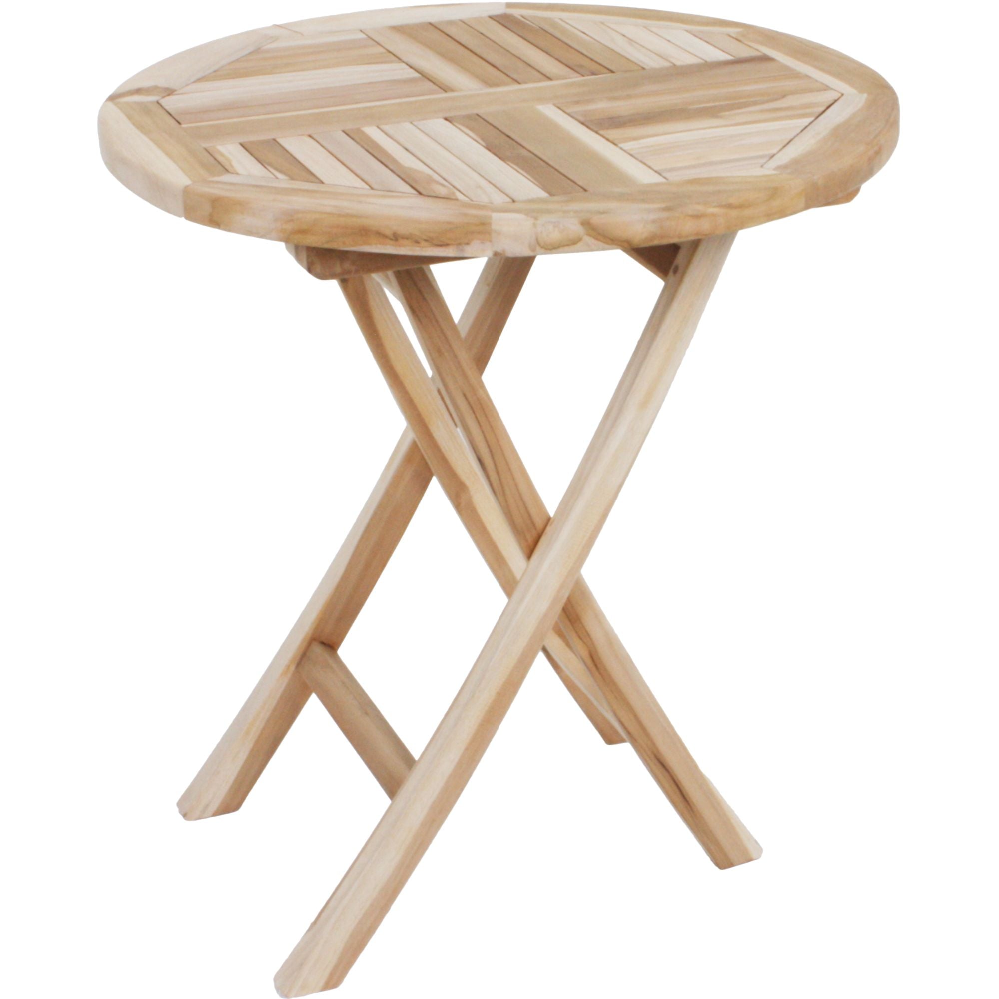 Tisch Gartentisch JAVA Klapptisch Teakholz Rund von Garden Pleasure