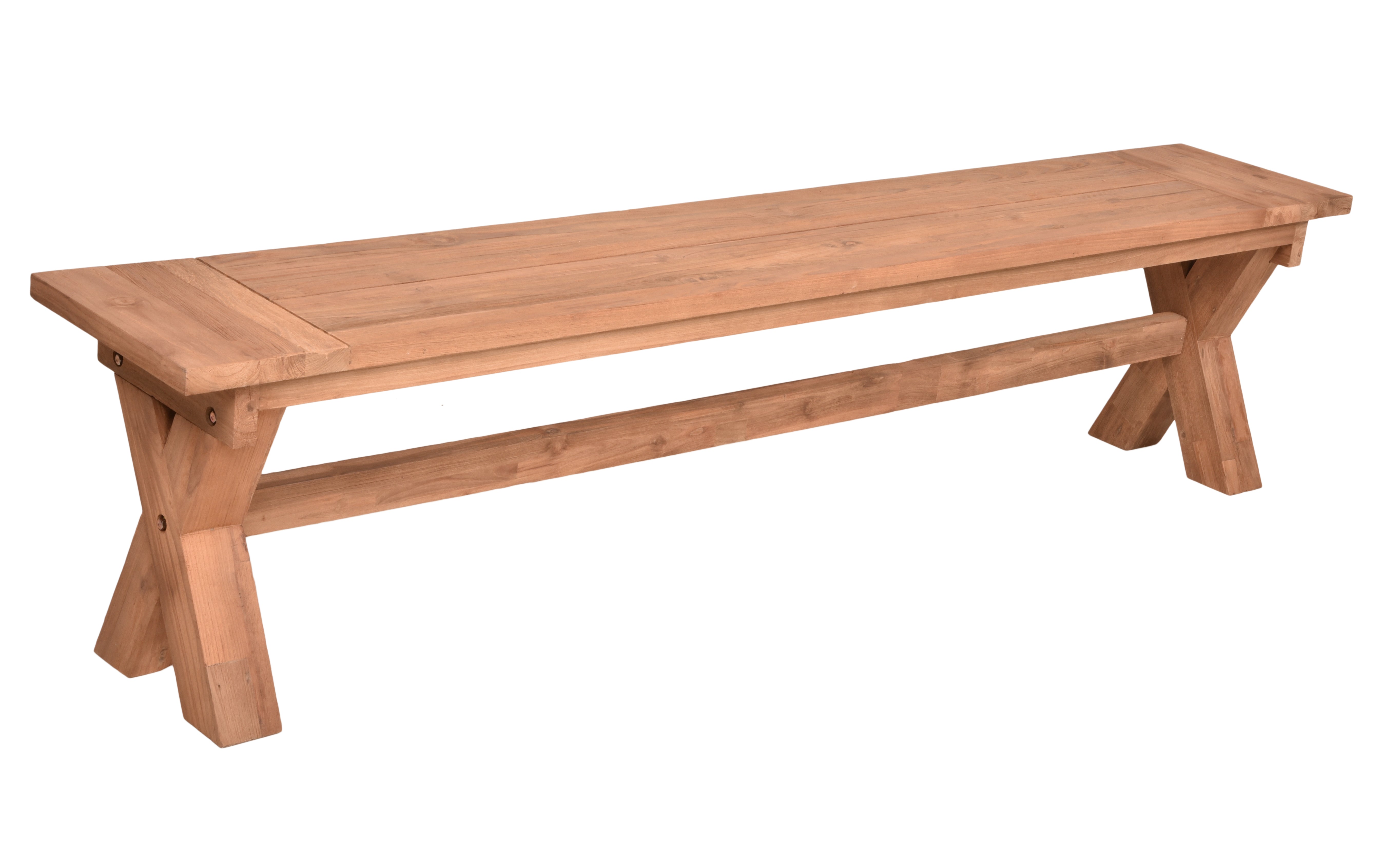 Bank Sitzbank KISAR Gartenbank Recyceltes Teak von Garden Pleasure