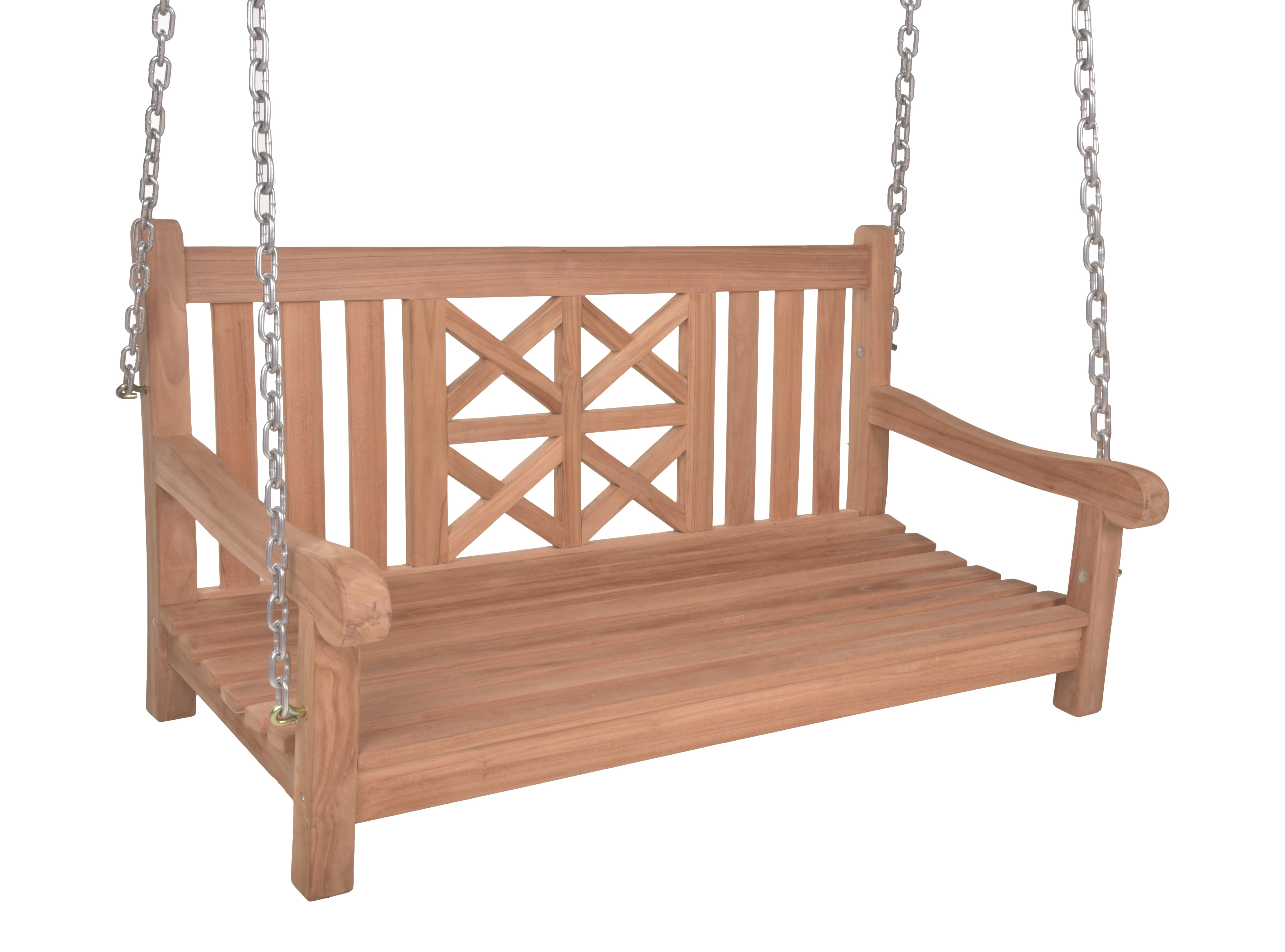 Hängebank Gartenschaukel LATOA Schaukelbank Teakholz von Garden Pleasure