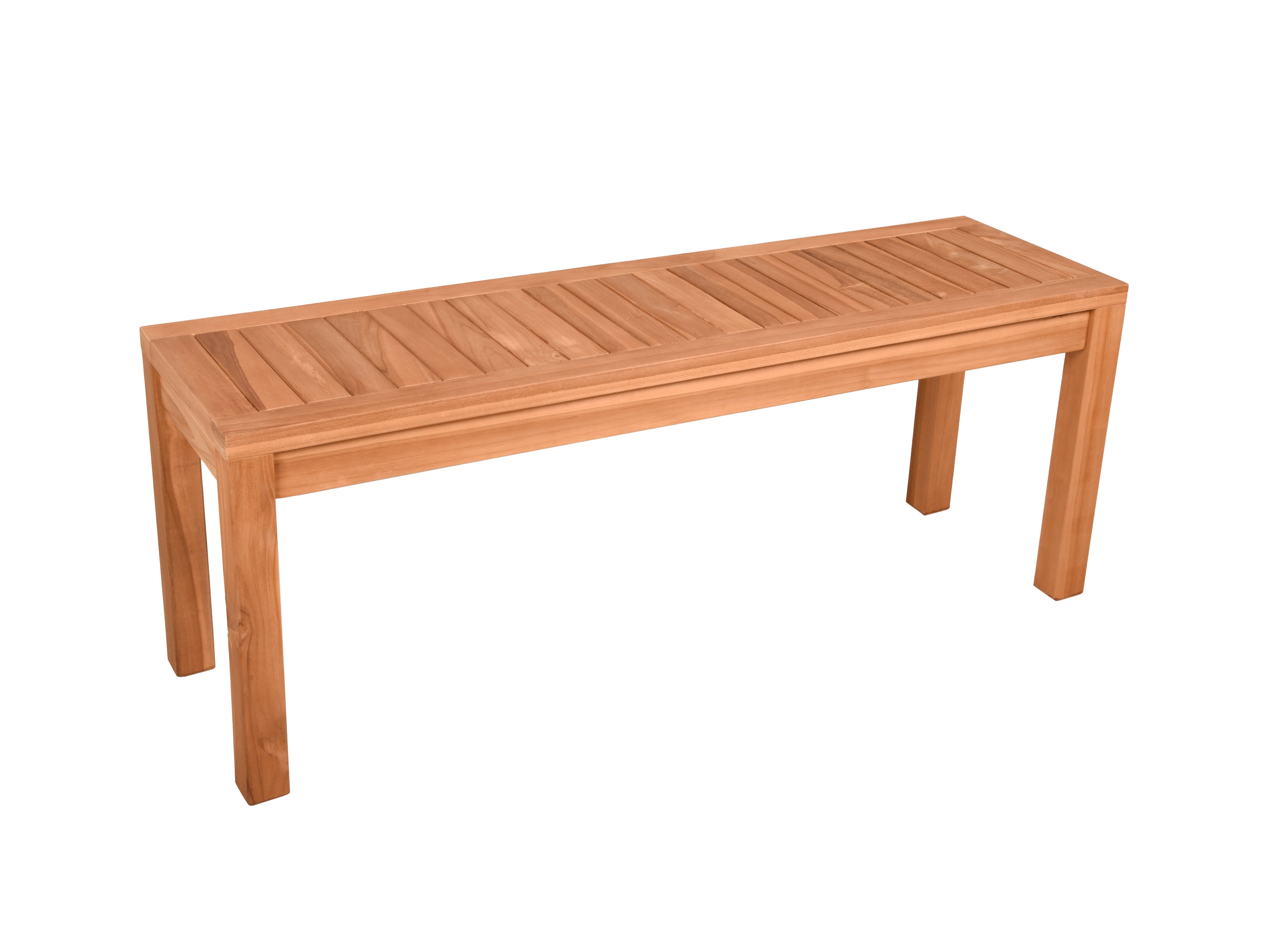 Bank Sitzbank BIARO Gartenbank Teakholz 2-Sitzer von Garden Pleasure