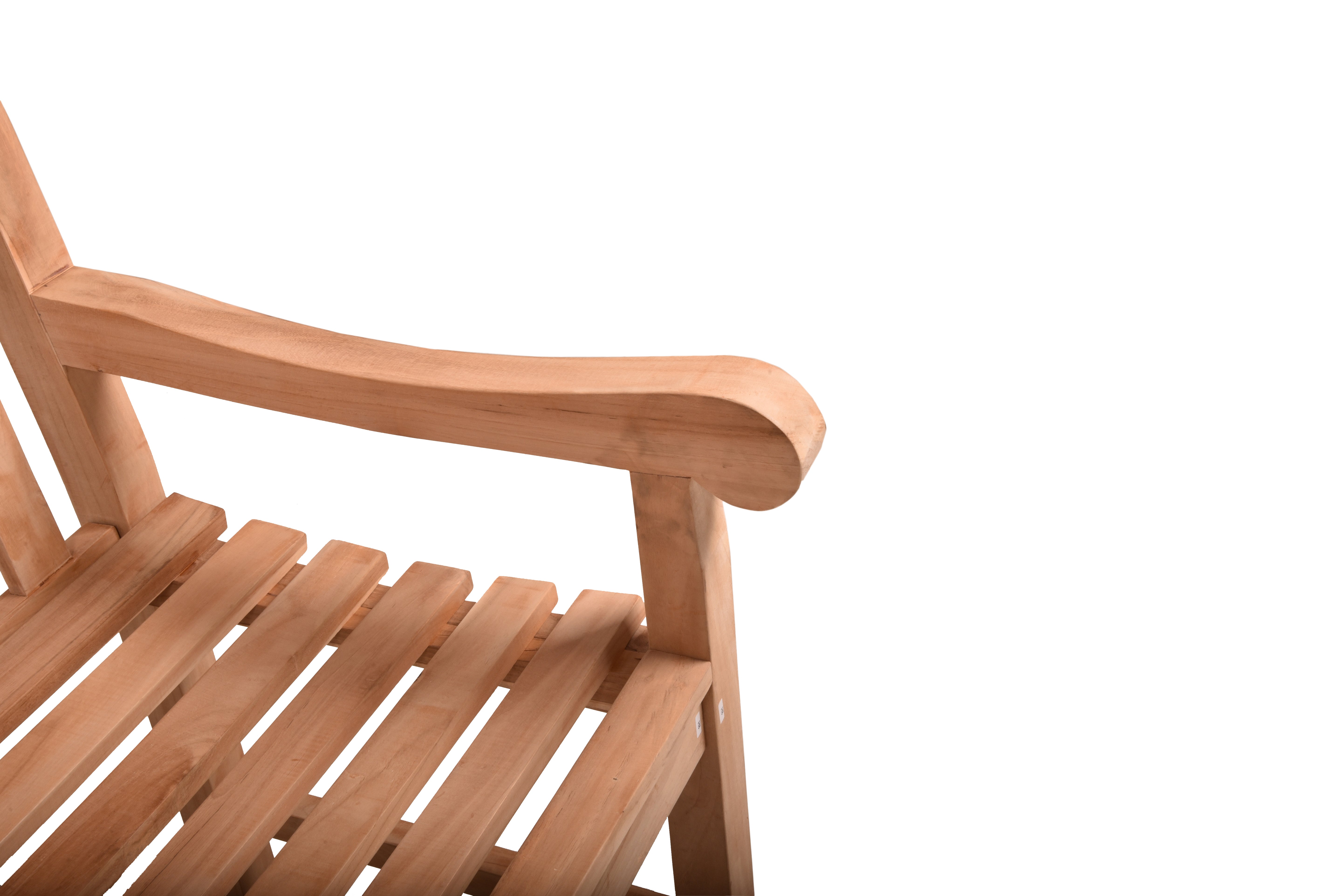 Bank Sitzbank PANTAR Gartenbank Teakholz 2-Sitzer von Garden Pleasure