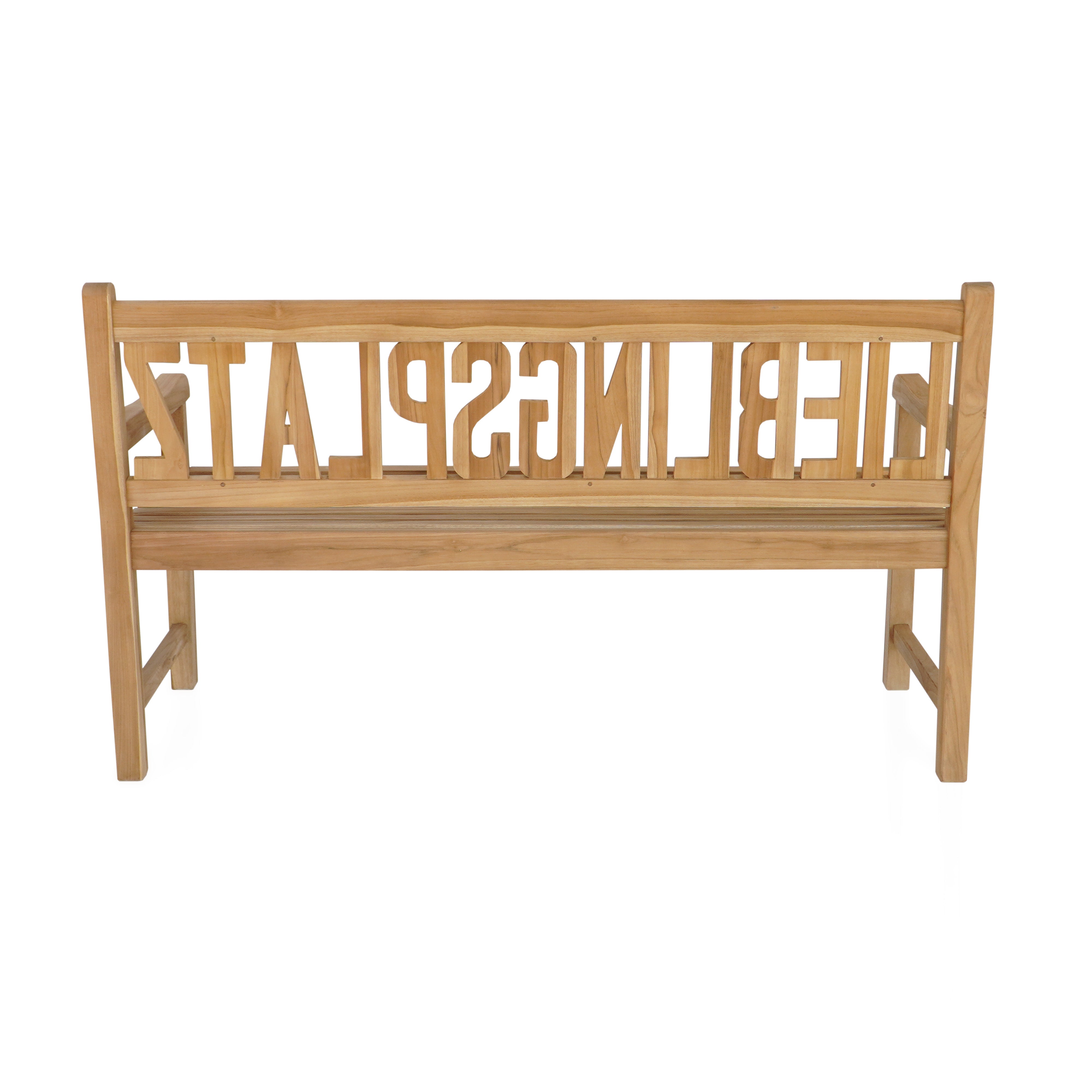 Bank Sitzbank LIEBLINGSPLATZ Gartenbank Teakholz 3-Sitzer von Garden Pleasure