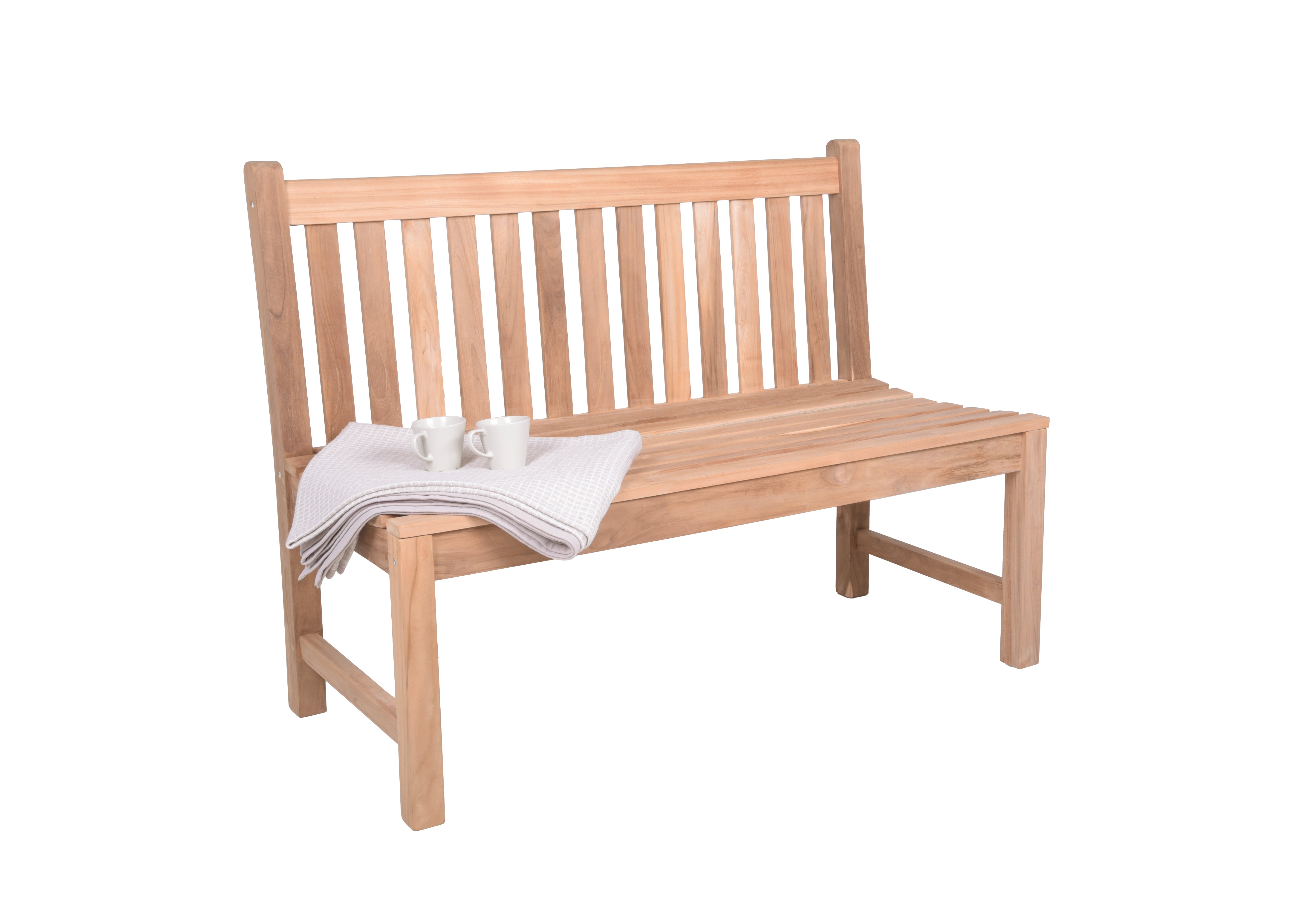 Gartenbank Sitzbank SOLO Holzbank robust pflegeleicht Outdoor von Garden Pleasure