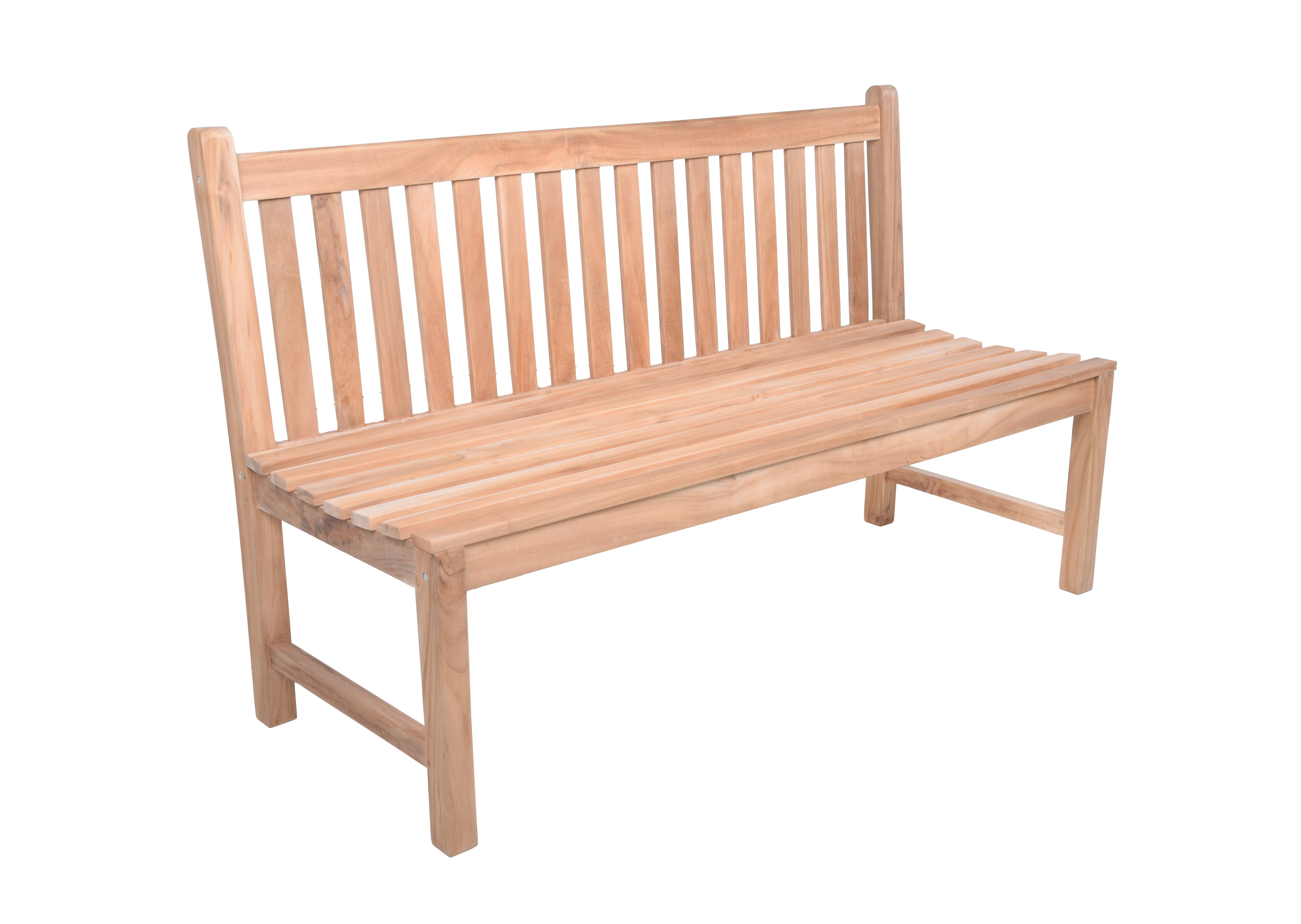 Bank Sitzbank SOLO Gartenbank Teakholz 3-Sitzer von Garden Pleasure