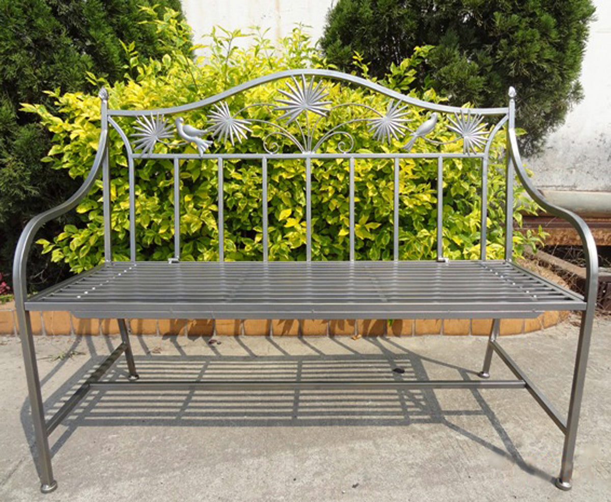 Gartenbank Sitzbank TALIN Metallbank Parkbank von Garden Pleasure