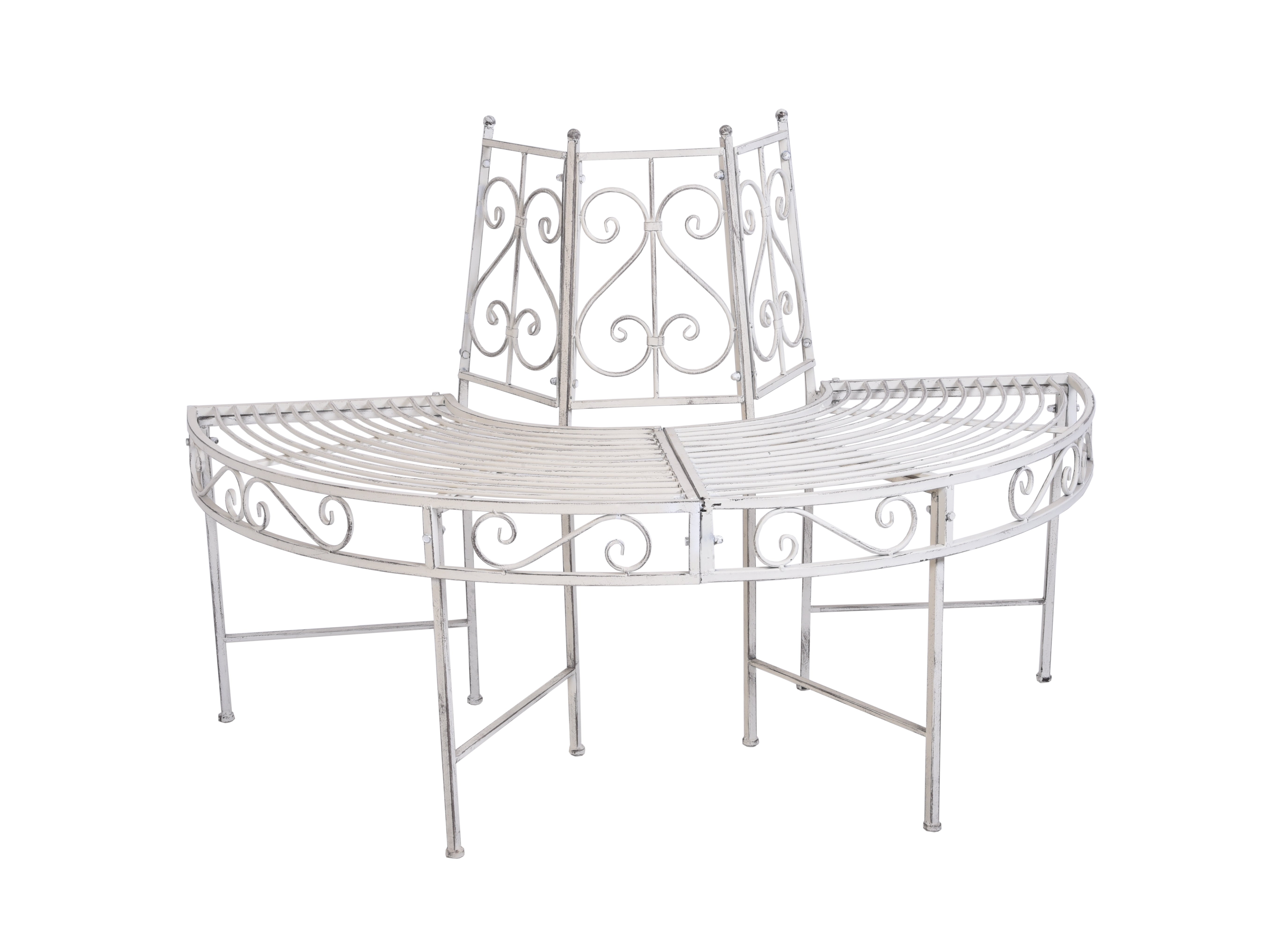 Baumbank Gartenbank VARDA Sitzbank Holzbank robust pflegeleicht Outdoor von Garden Pleasure