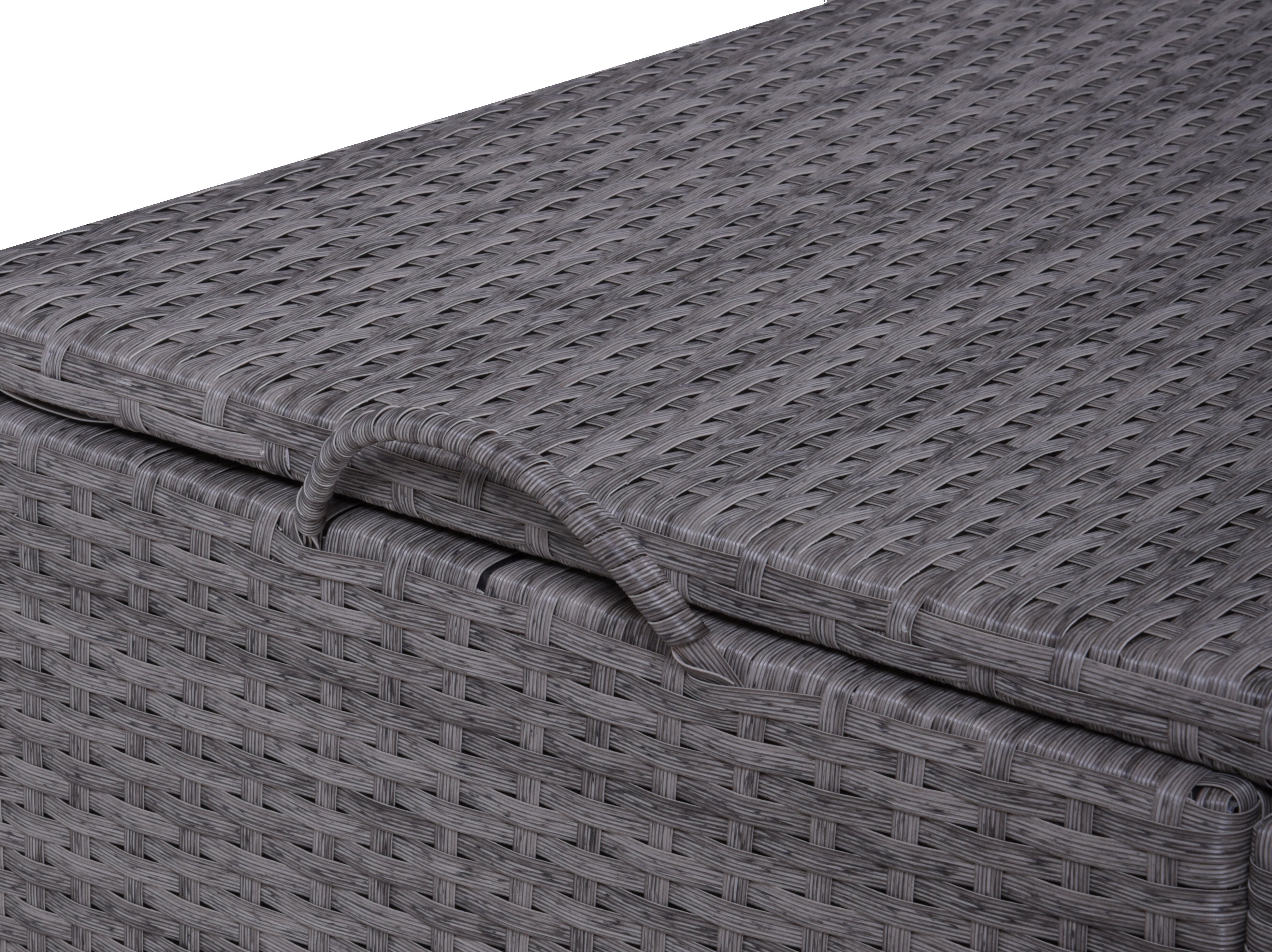 Gartentruhe Kissenbox PATRAS Auflagenbox Polyrattan Aufbewahrung von Garden Pleasure