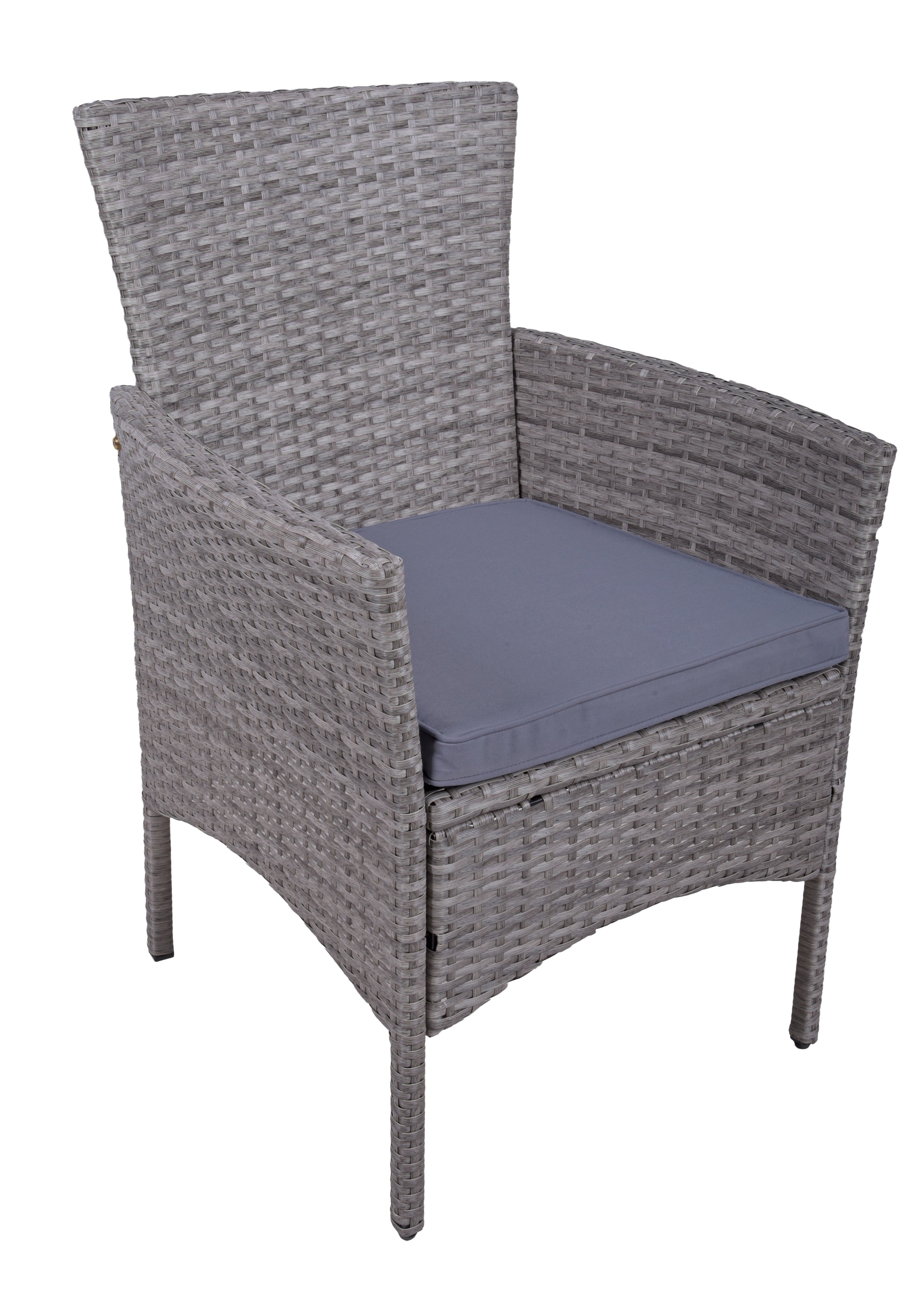 Sitzgruppe Balkonset DAKOTA 3-teilig Tisch 2 Sessel Polyrattan von Garden Pleasure