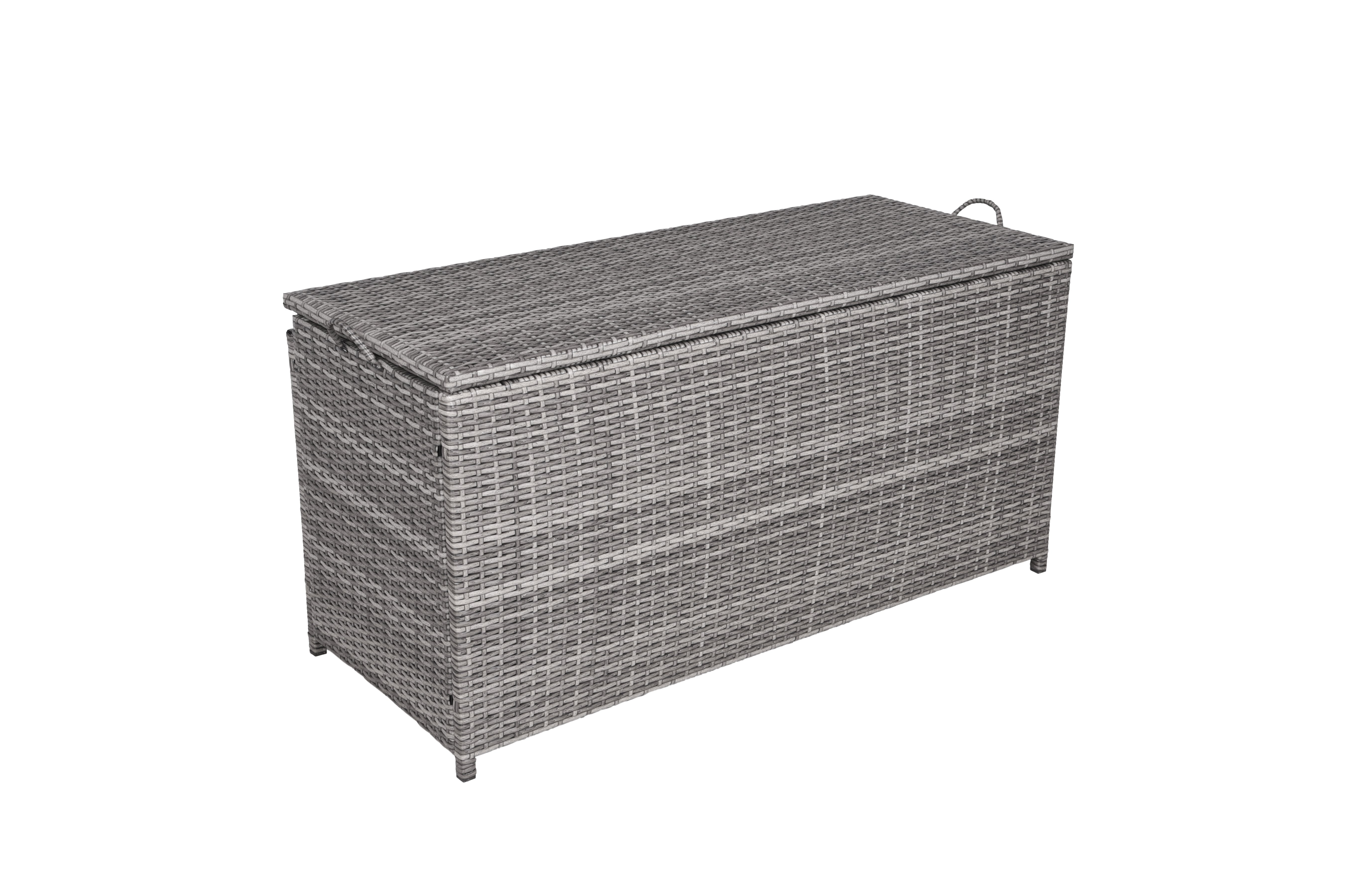 Auflagenbox Kissenbox PATRAS Gartentruhe Polyrattan Grau von Garden Pleasure