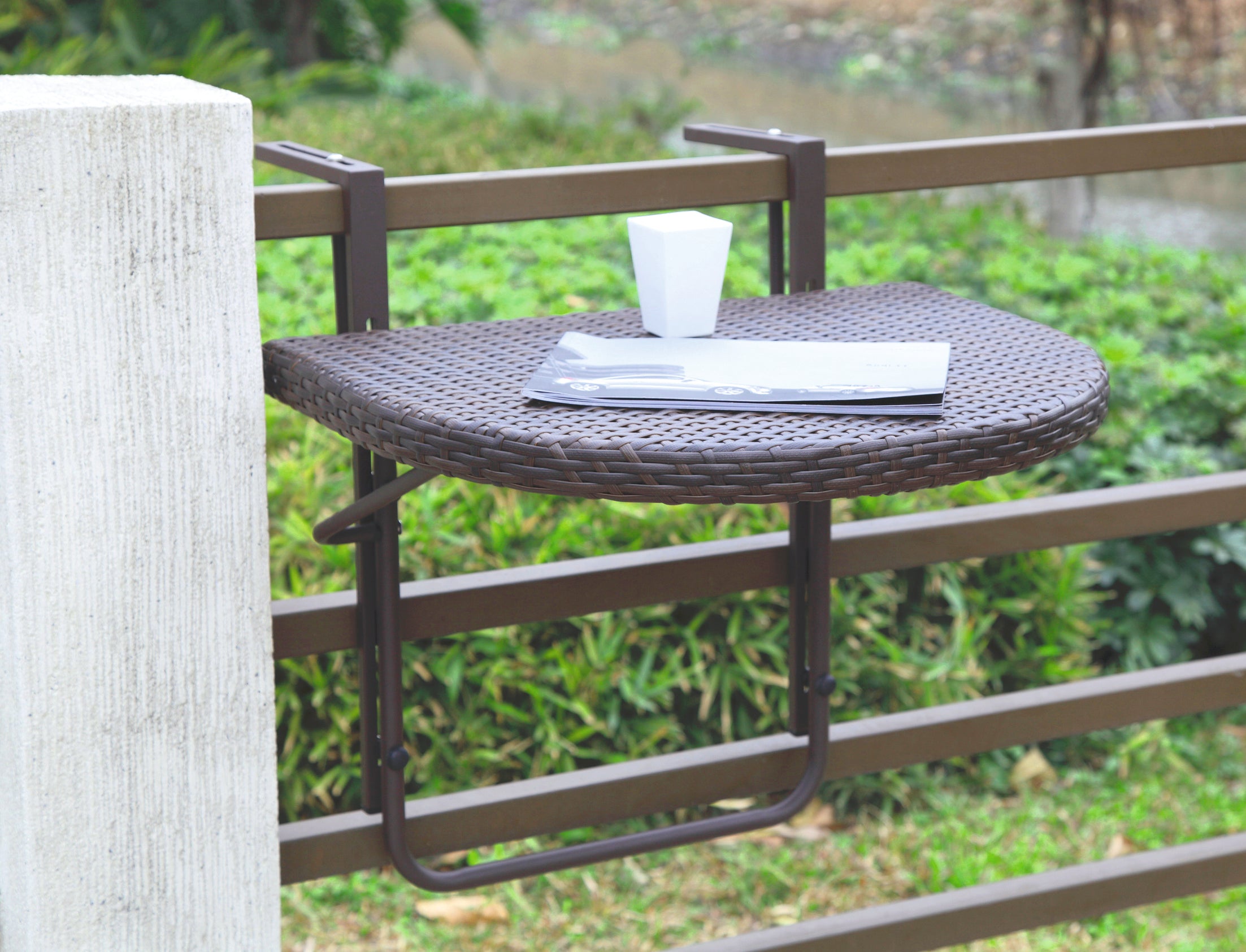 Balkon-Hängetisch Gartentisch AGRA Outdoortisch Esstisch robust pflegele Outdoor von Garden Pleasure