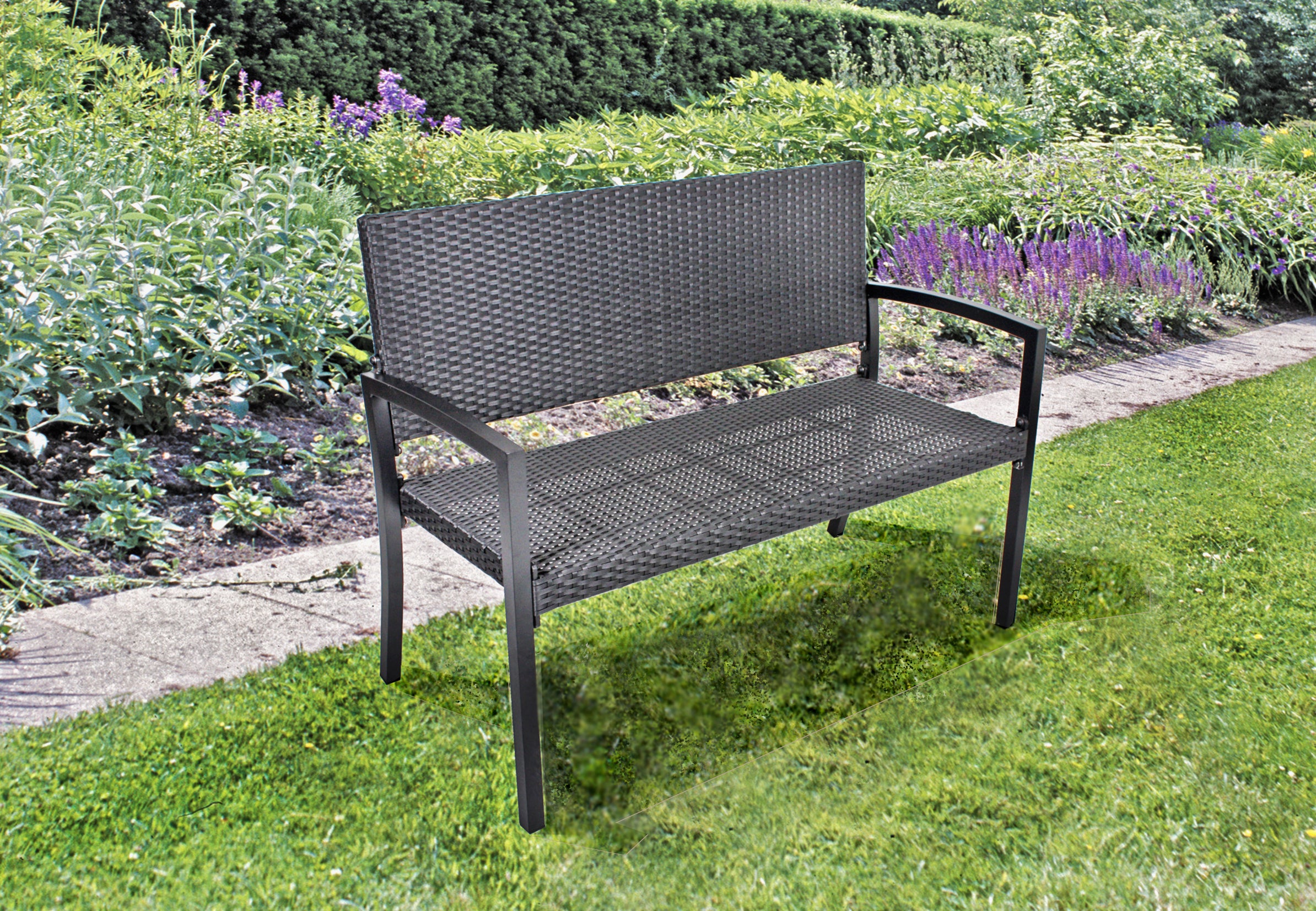 Parkbank Gartenbank Sitzbank Holzbank robust pflegeleicht Outdoor von Garden Pleasure