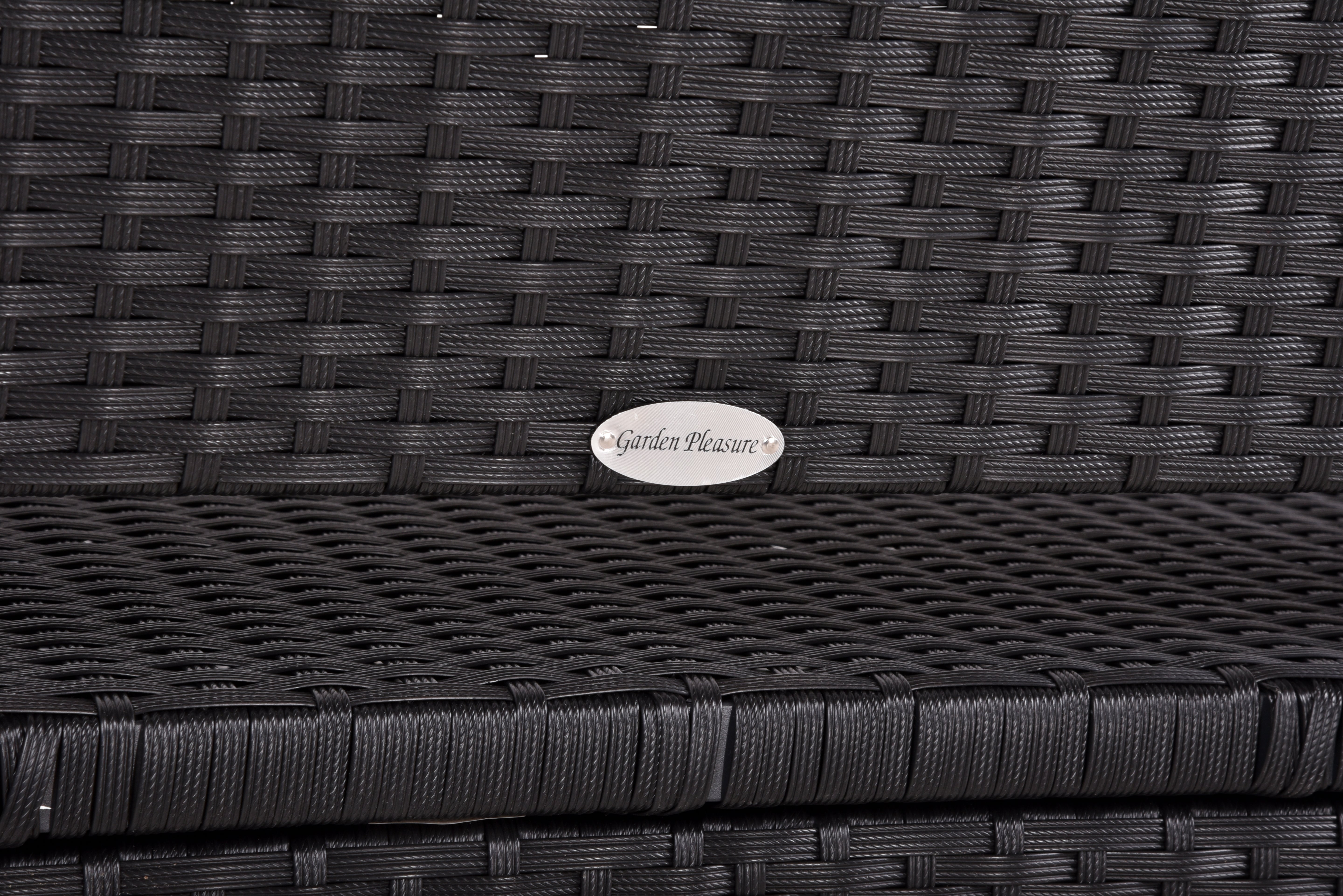 Gartenbank Truhenbank FERRARA Sitzbank mit Ablagefach Polyrattan von Garden Pleasure