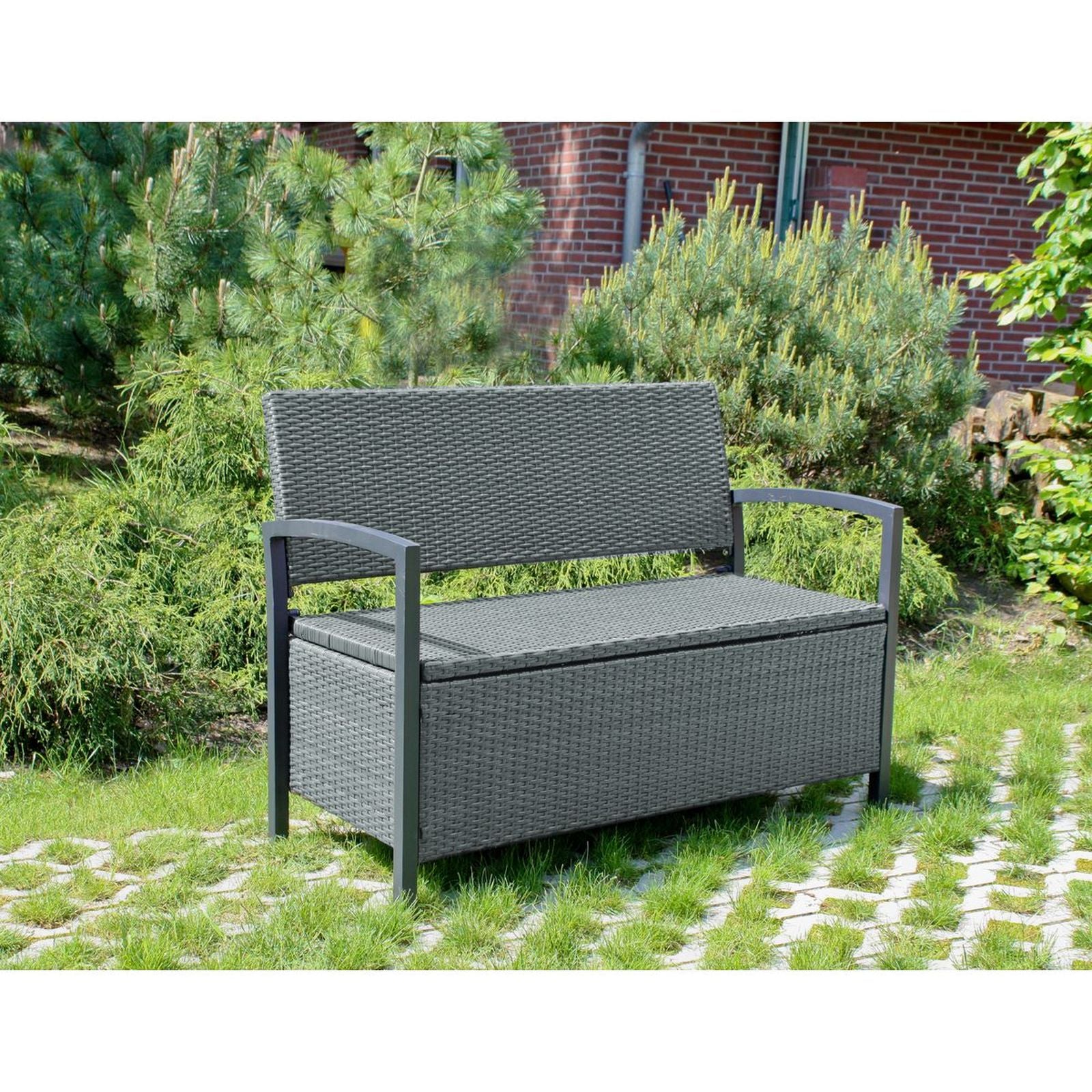 Parkbank Gartenbank Sitzbank Holzbank robust pflegeleicht Outdoor von Garden Pleasure