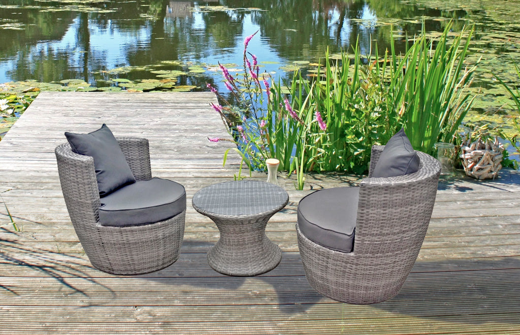 Club-Set Loungeset Gartenlounge Outdoor-Set robust pflegeleicht Outdoor von Garden Pleasure
