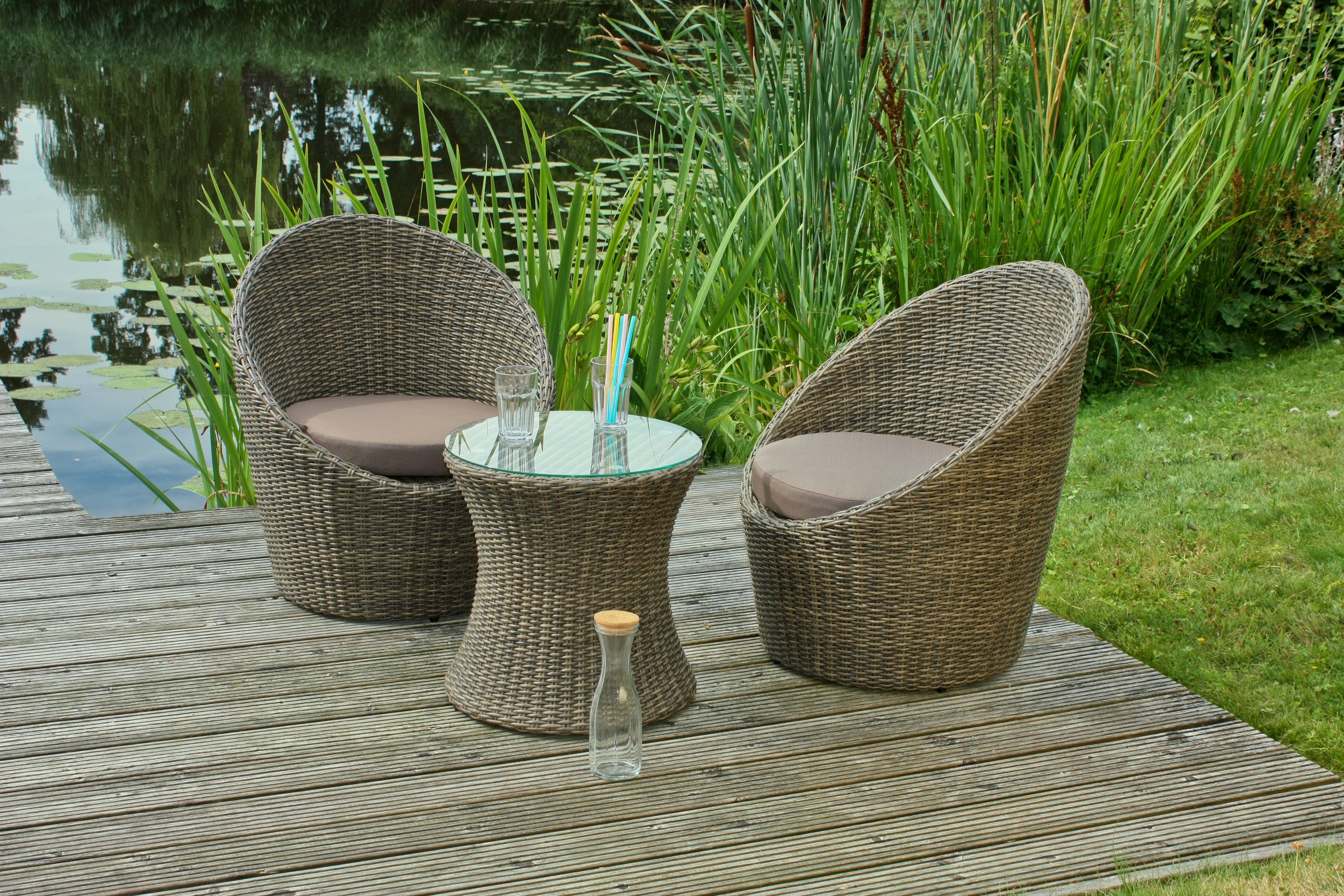 Club-Set Loungeset Gartenlounge Outdoor-Set robust pflegeleicht Outdoor von Garden Pleasure