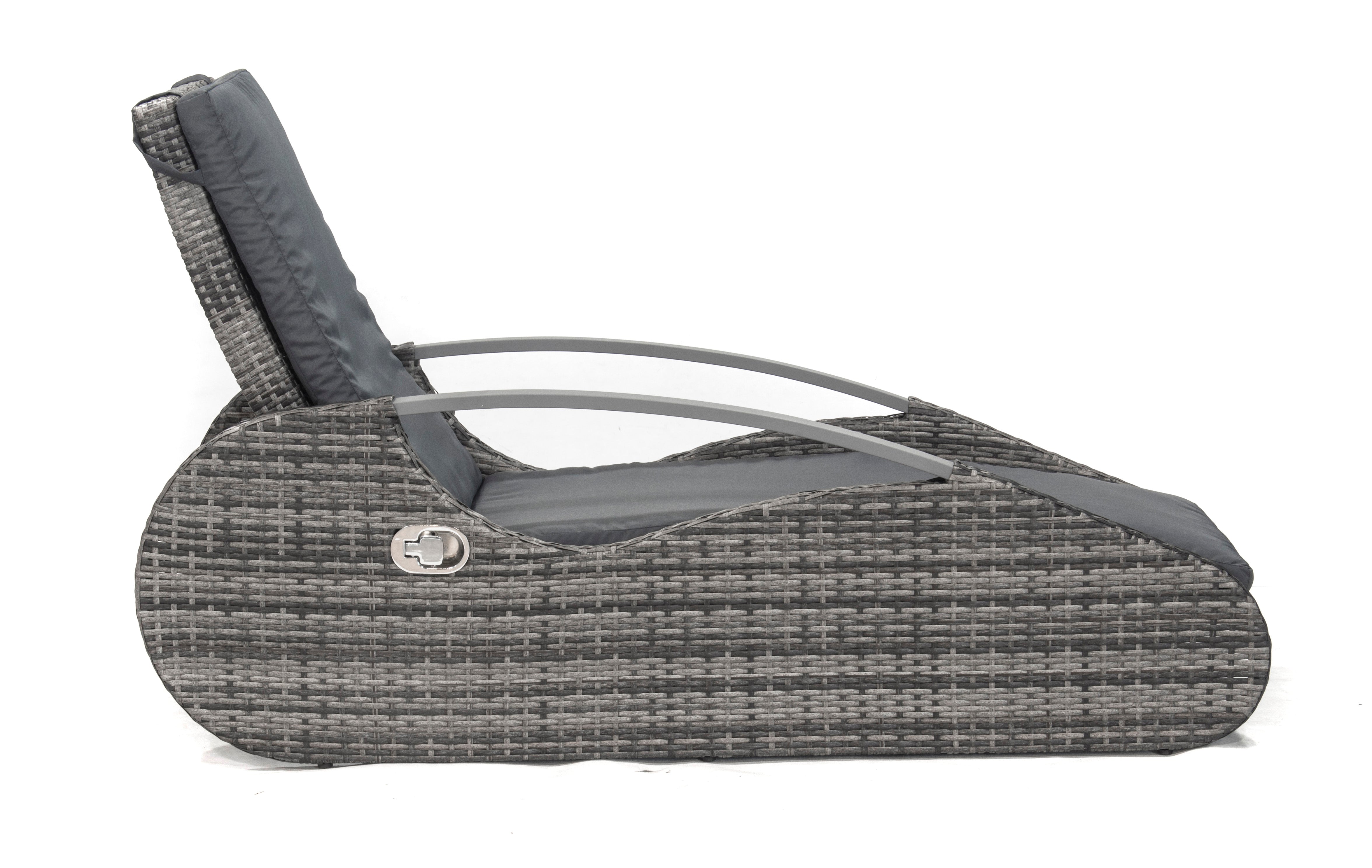 Loungeliege Gartenliege Sonnenliege Relaxliege robust pflegeleicht Outdo Outdoor von Garden Pleasure