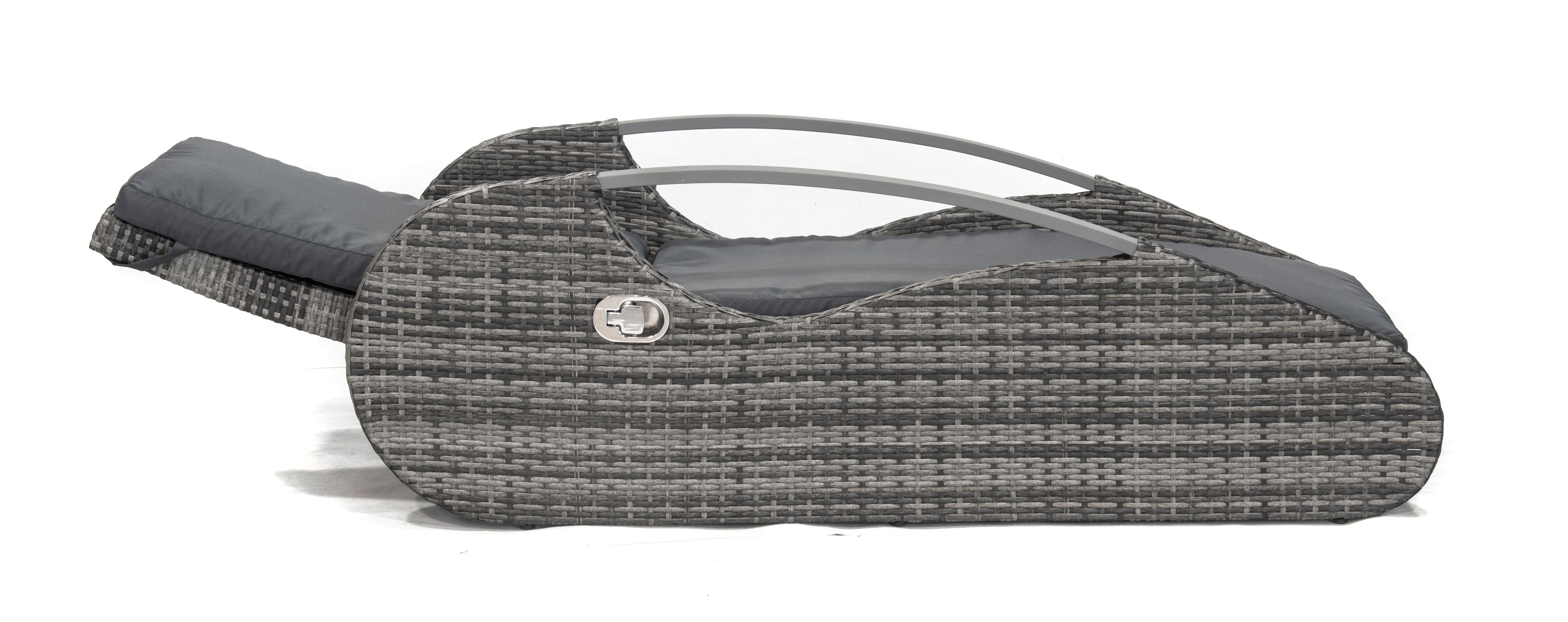 Loungeliege Gartenliege Sonnenliege Relaxliege robust pflegeleicht Outdo Outdoor von Garden Pleasure