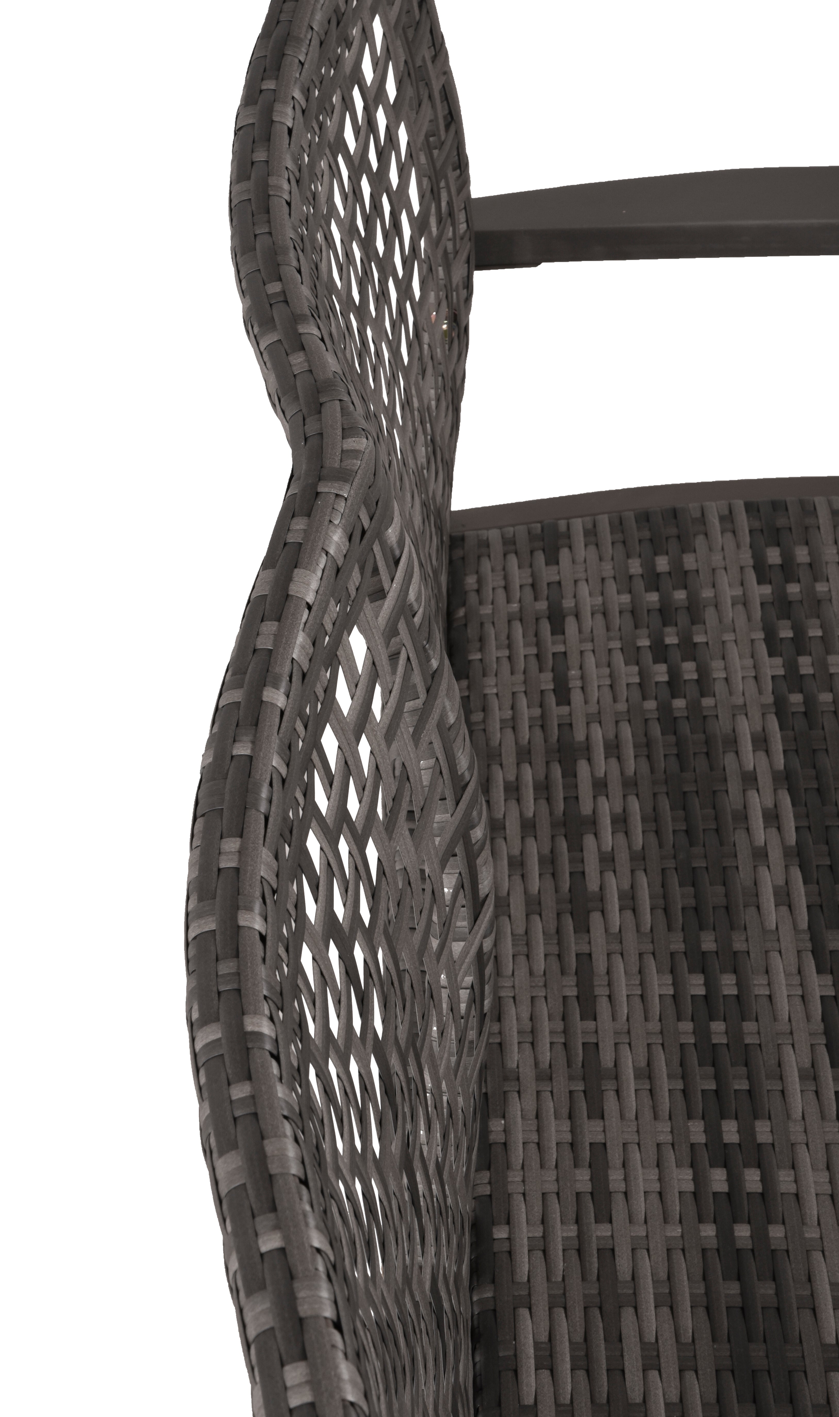 Hängeschaukel Hängebank CUNEO 2-Sitzer Hollywoodschaukel Polyrattan grau von Garden Pleasure