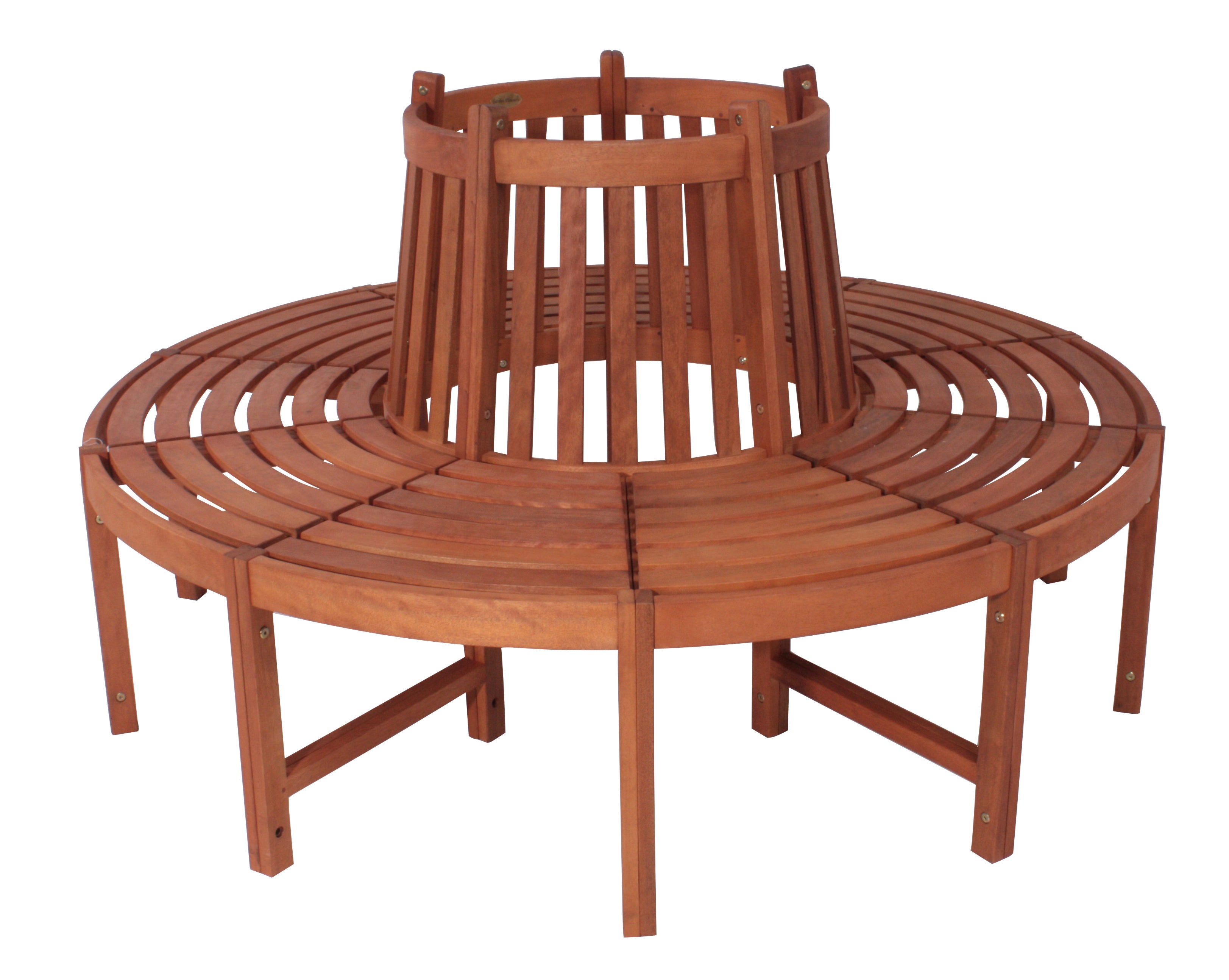 Baumbank Gartenbank FONTANA Sitzbank Holzbank robust pflegeleicht Outdoo Outdoor von Garden Pleasure