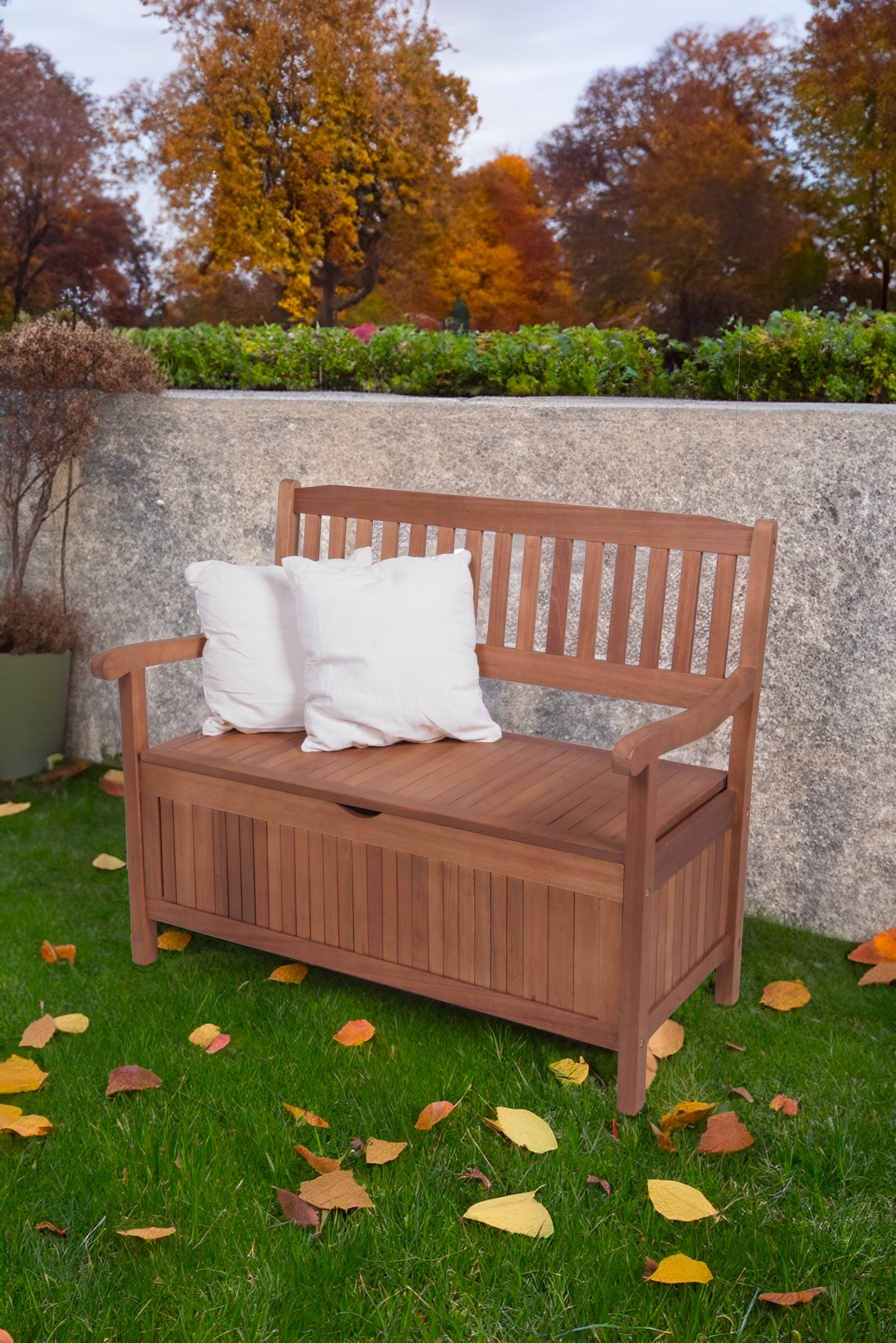Gartenbank Sitzbank HOUSTON Holzbank robust pflegeleicht Outdoor von Garden Pleasure