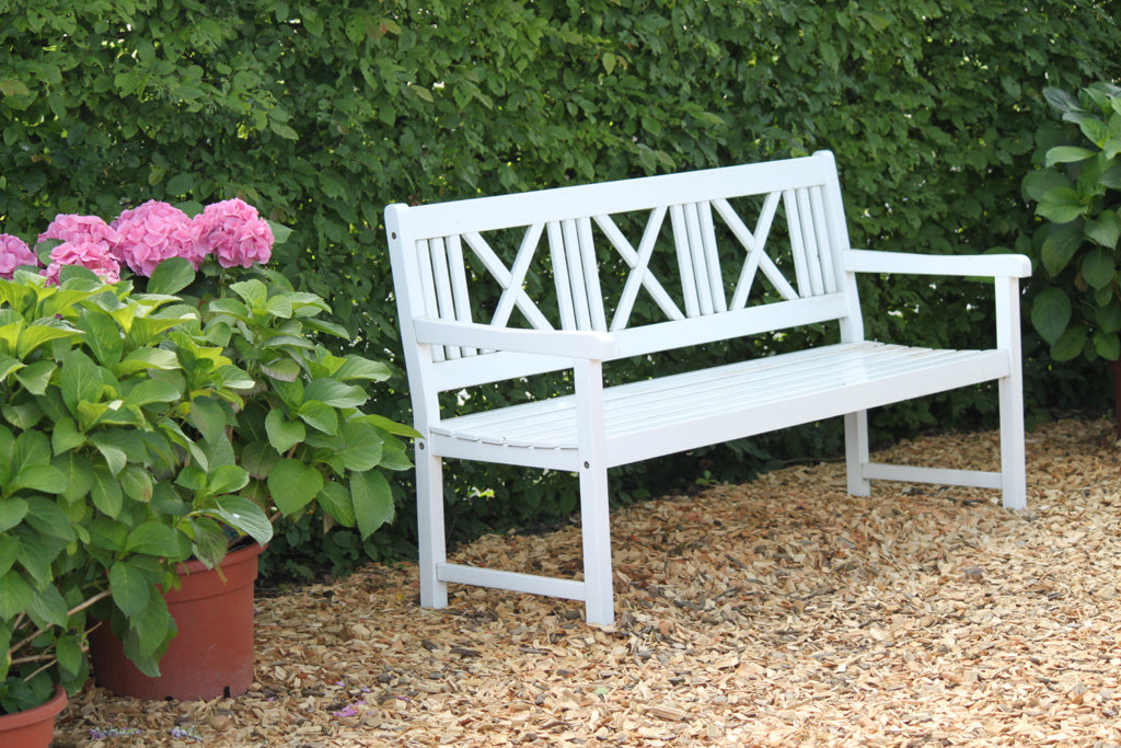 Gartenbank Sitzbank MALMÖ Holzbank robust pflegeleicht Outdoor von Garden Pleasure