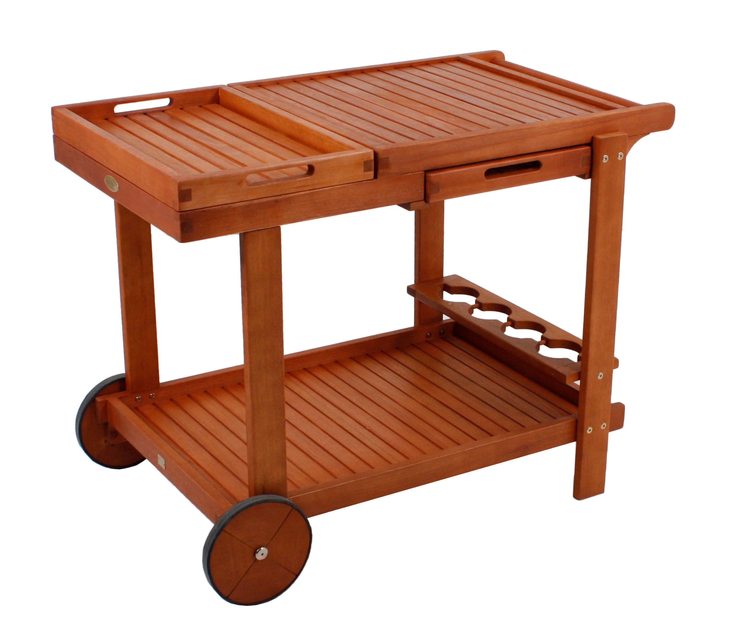 Servierwagen Gartenmöbel HAYWARD Outdoormöbel Terrassenmöbel robust pfle Outdoor von Garden Pleasure