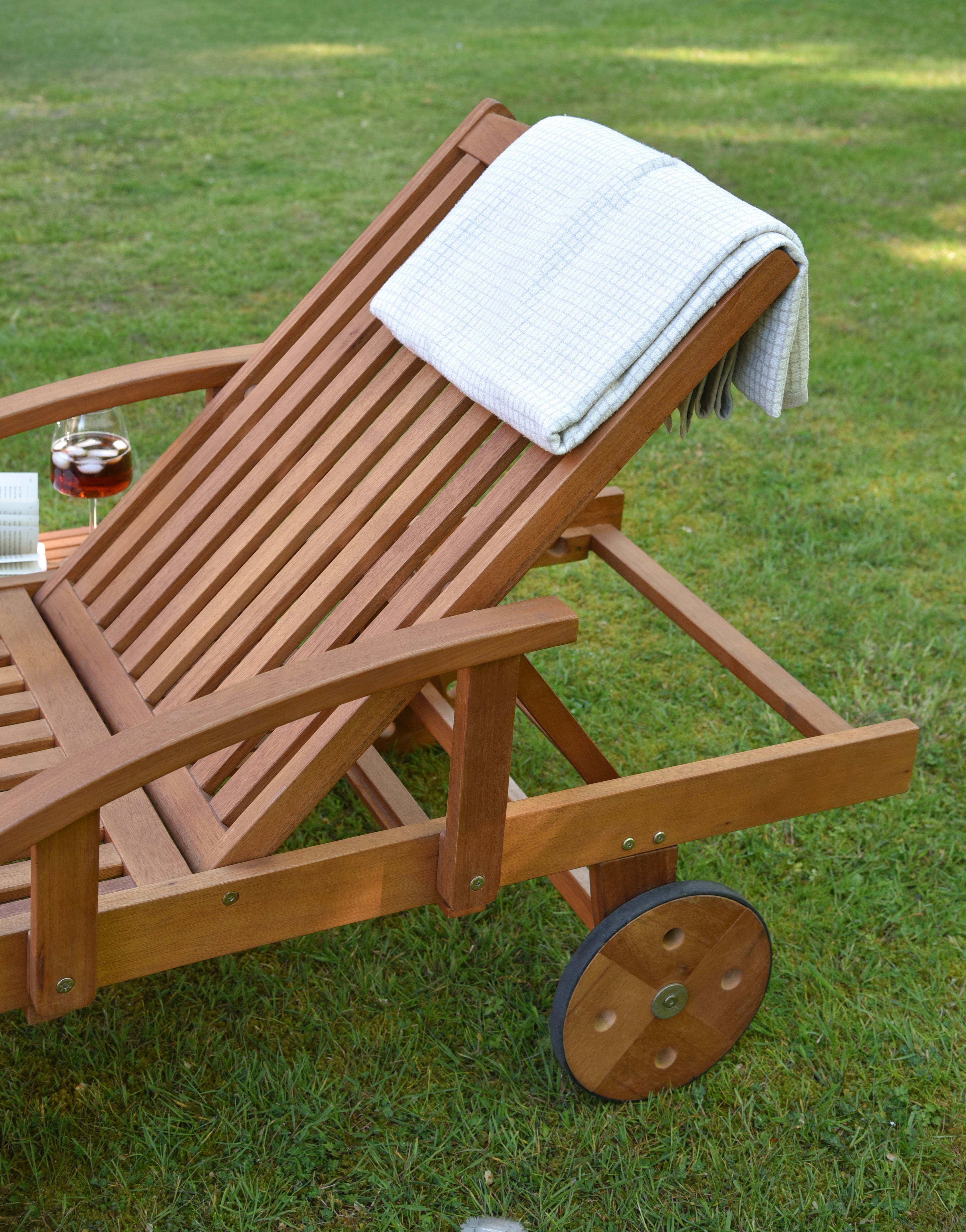 Sonnenliege Gartenliege BEVERLY HILLS Relaxliege robust pflegeleicht Out Outdoor von Garden Pleasure