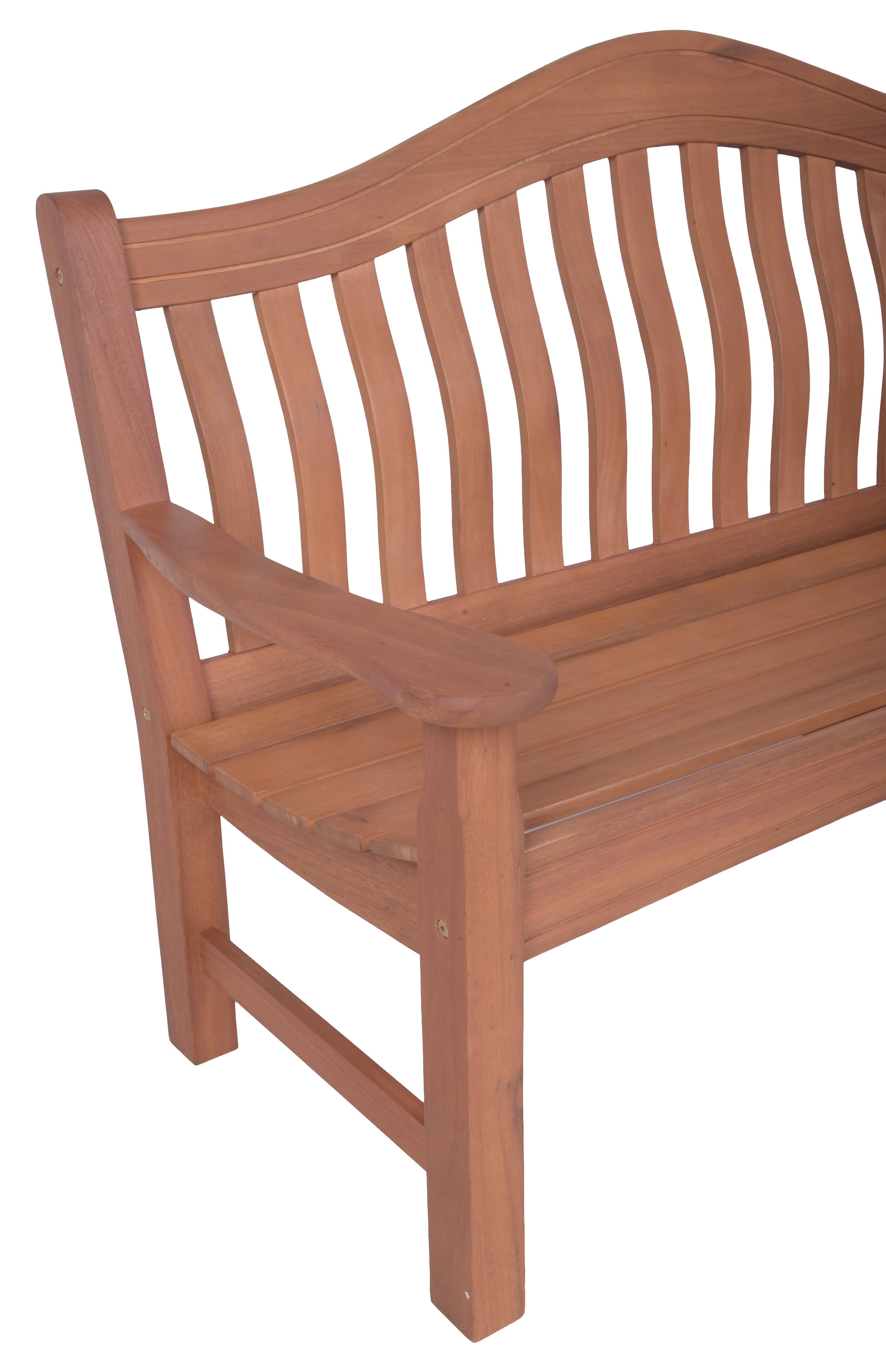 Bank Sitzbank KINGSTON Gartenbank Eukalyptusholz 3-Sitzer von Garden Pleasure